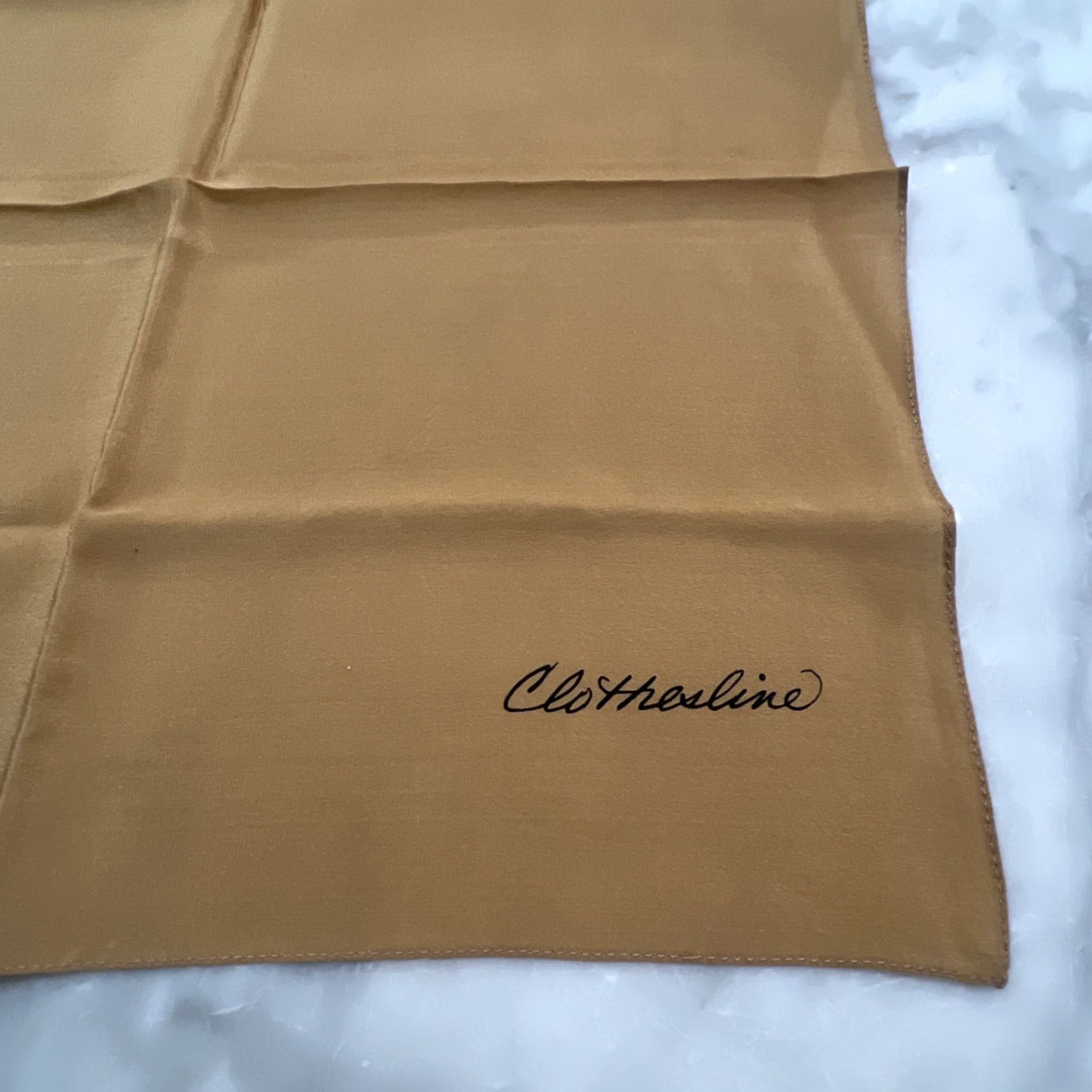 Vintage VINTAGE Clothesline Silk Scarf Joel Oppenheimer Brown 22” Square Scarf Mens Womens? Size ONE SIZE - 4 Thumbnail