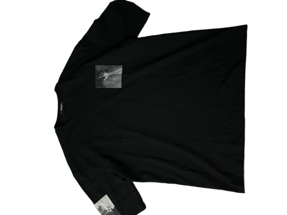 image of Undercover Psycho Patchwork T-Shirt in Black, Men's (Size XL)