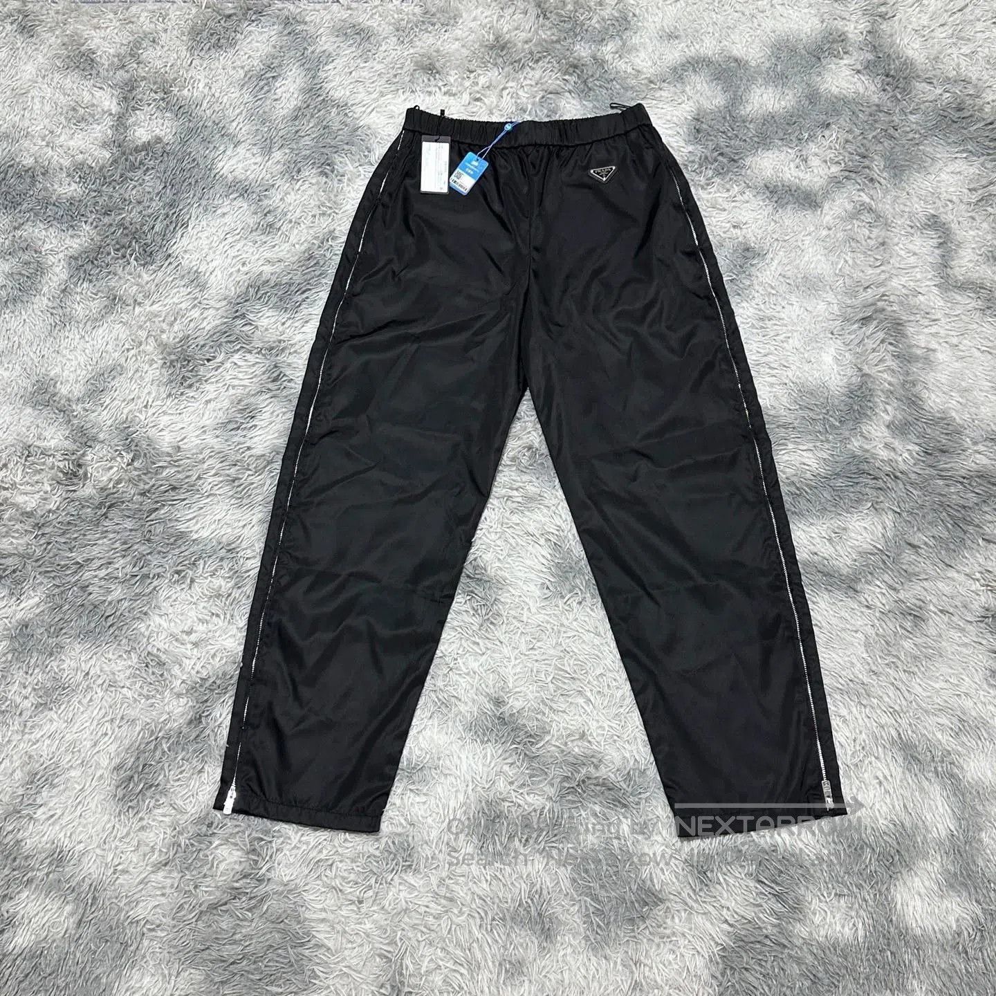 Prada prada black side zipper nylon pants. Size US 28 / EU 44 - 1 Thumbnail