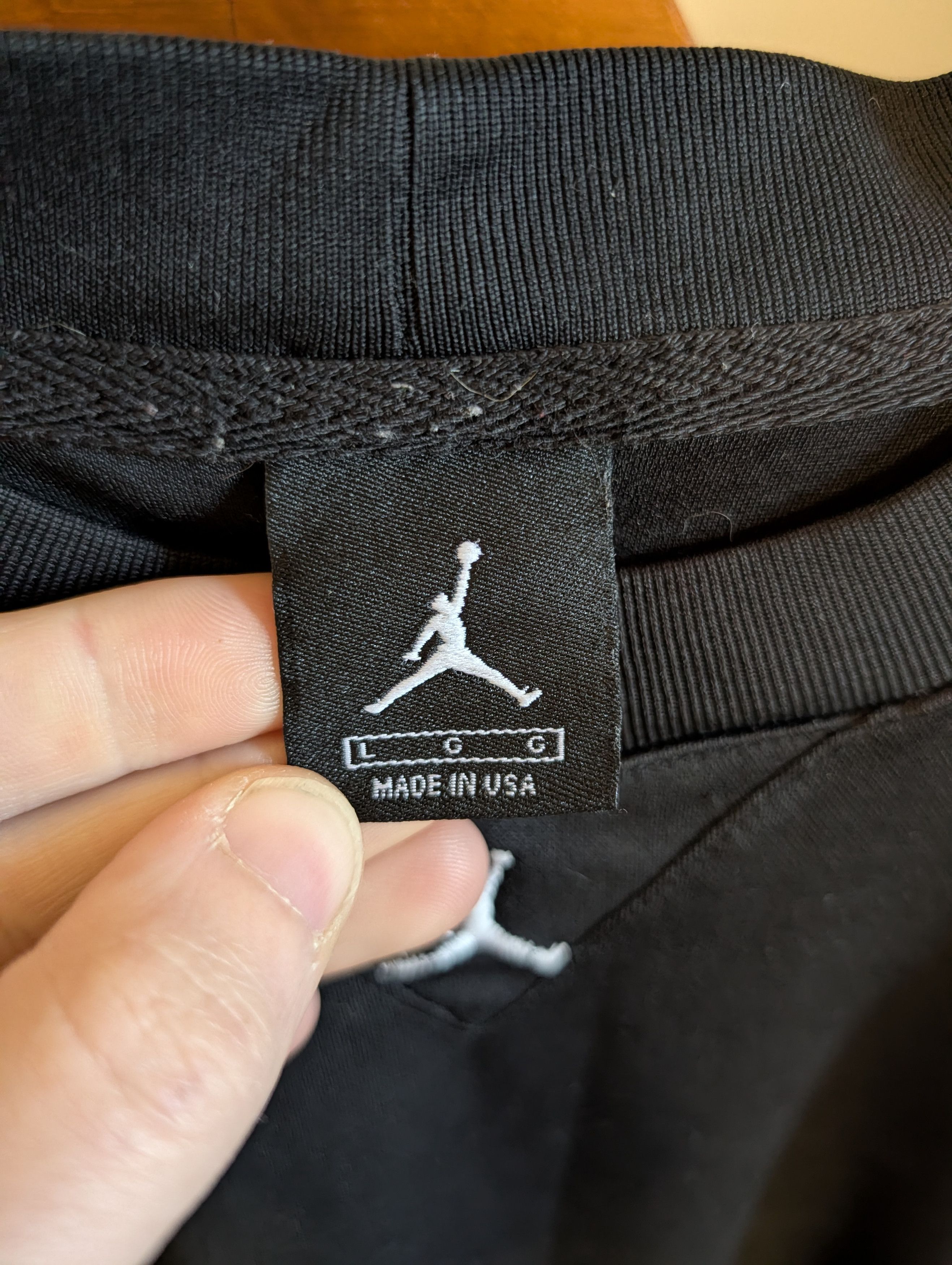 Jordan Brand JORDAN NIKE vtg made in USA jersey logo T-shirt Size US L / EU 52-54 / 3 - 8 Thumbnail
