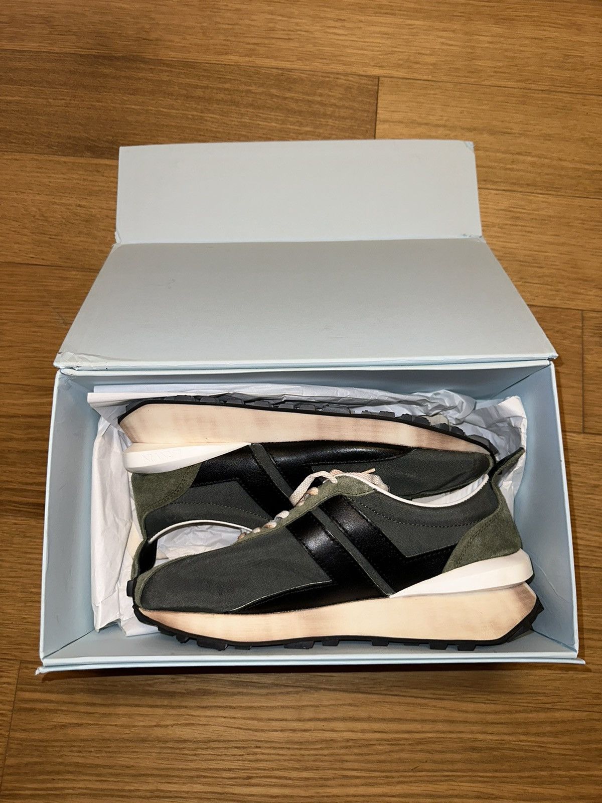 Lanvin Lanvin Men's JL Runner Colorblock Sneakers US9 (43EU) Size US 9 / EU 42 - 4 Thumbnail