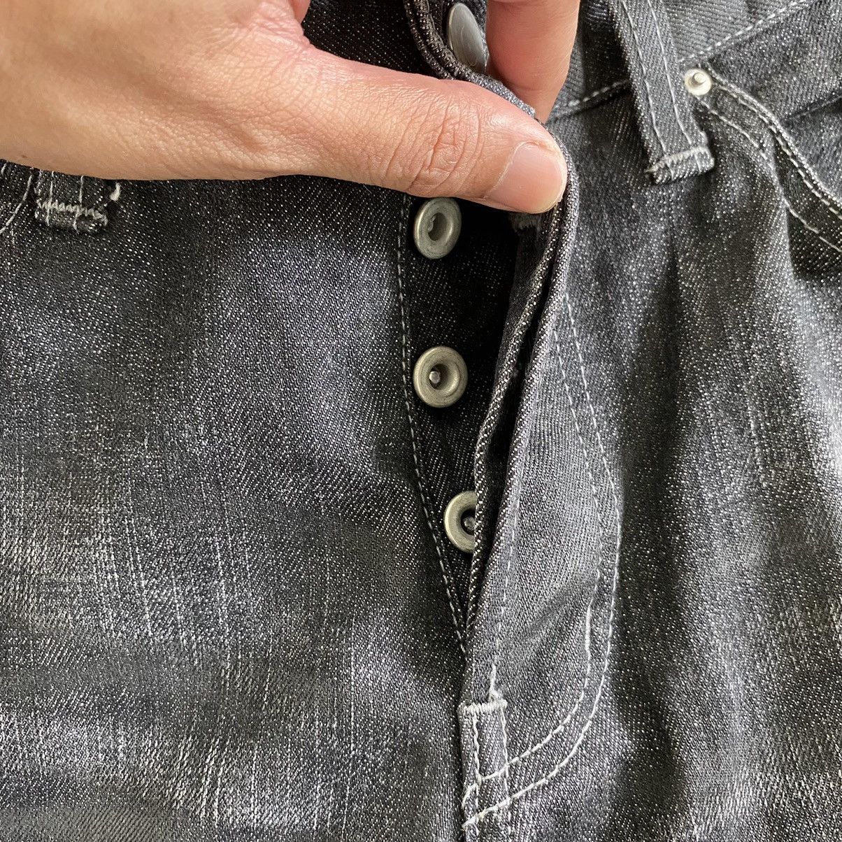 Tornado Mart 2000’s Tornado Mart Made In Japan Curved Leg Denim Jeans Size US 30 / EU 46 - 9 Thumbnail
