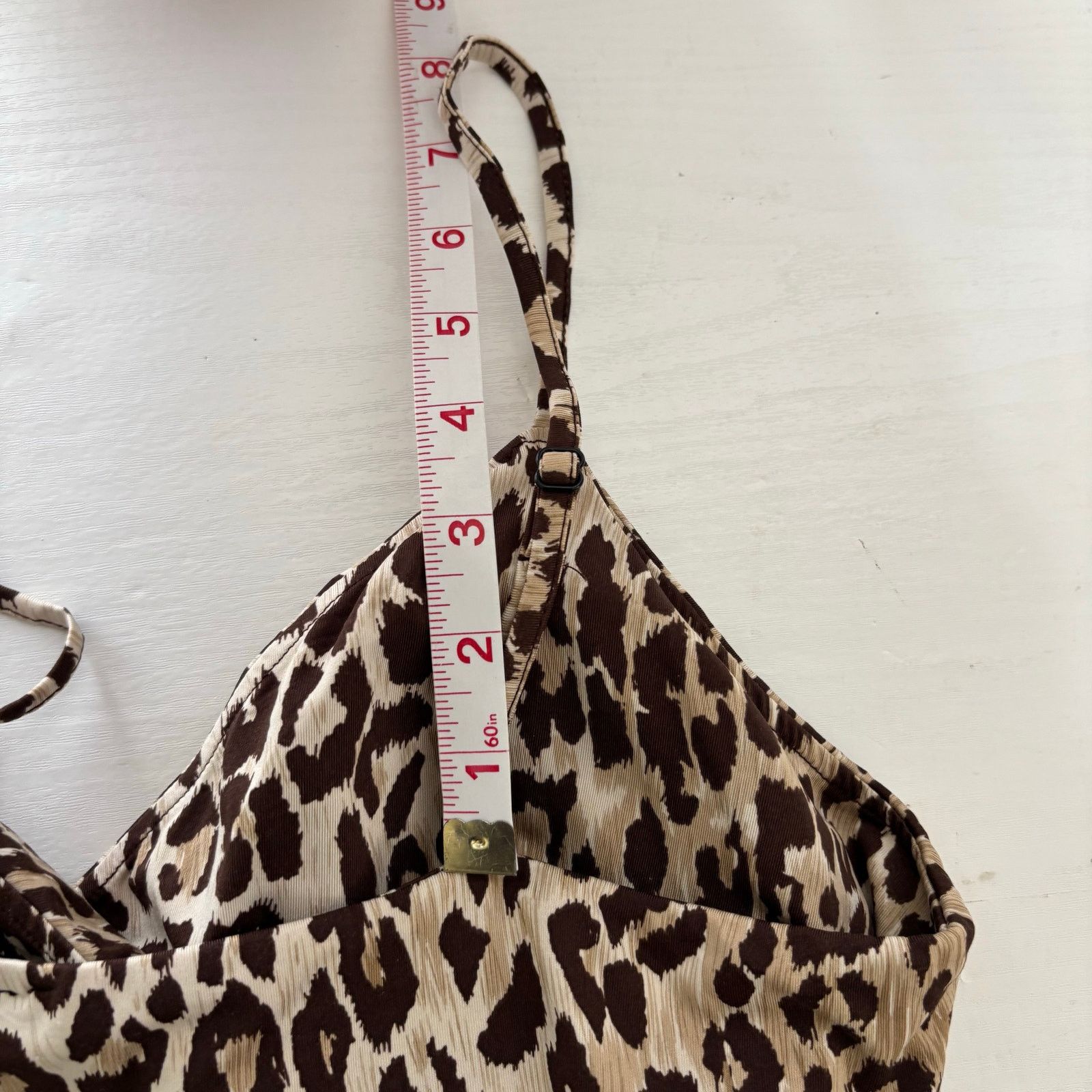 Other Essentials by Milano Leopard Print Slip Maxi Dress Large Size L / US 10 / IT 46 - 10 Thumbnail