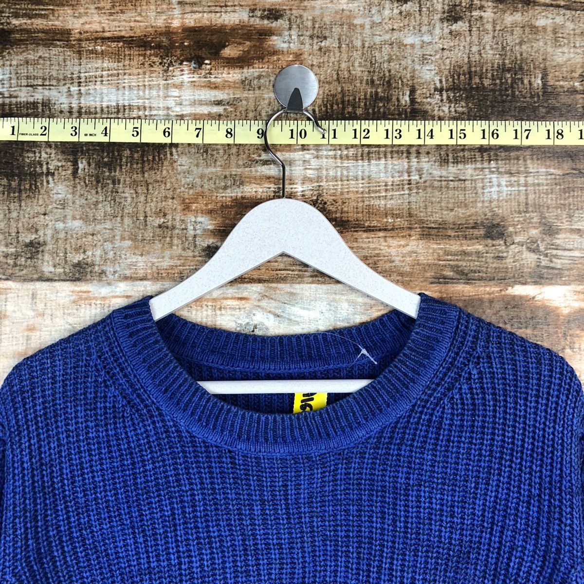 Homespun Knitwear × Japanese Brand World Basic Blue Knitwear #A1502 Size US M / EU 48-50 / 2 - 4 Thumbnail