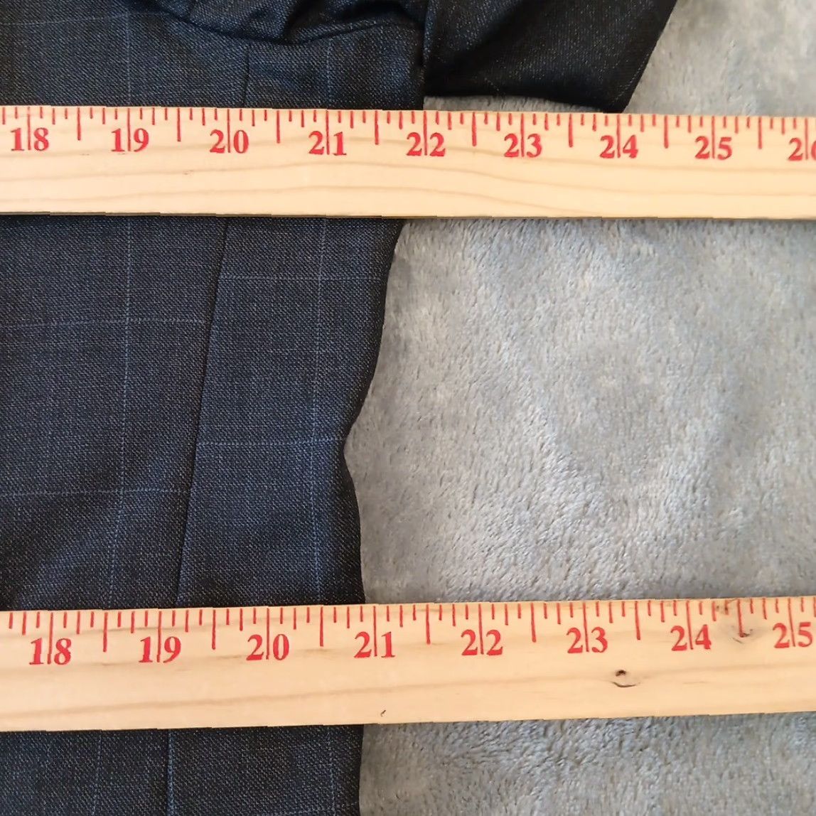 Jos. A. Bank Jos A Bank Blazer Mens 42 Black Plaid Wool Two Button Single Vent Jacket Coat Notch Lapel Single-Breasted 2 Piece Vintage? No Size 42R - 6 Thumbnail
