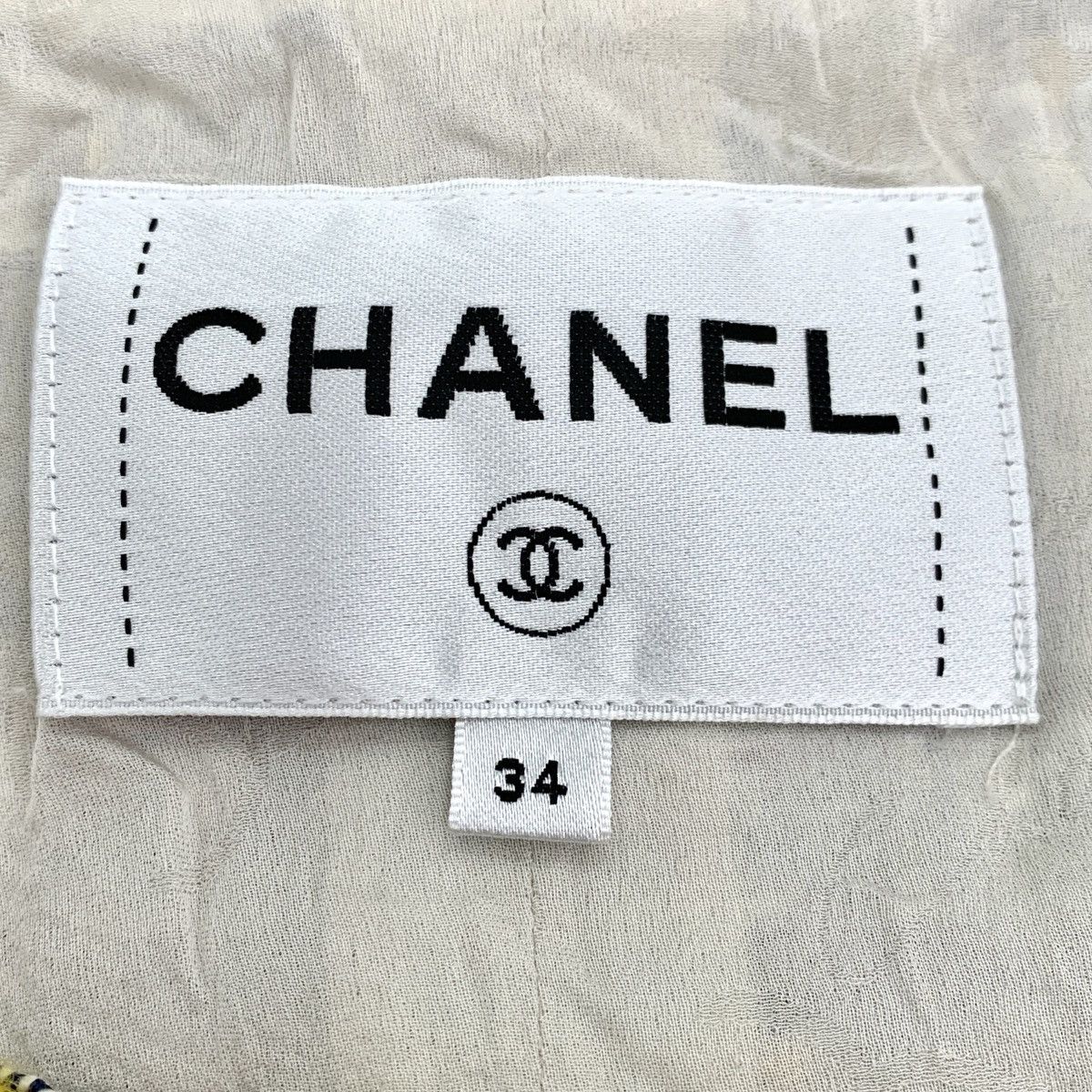 Chanel Chanel Colorblocked Double C Logo Button Trim Cotton Jacket Size XS / US 0-2 / IT 36-38 - 5 Thumbnail