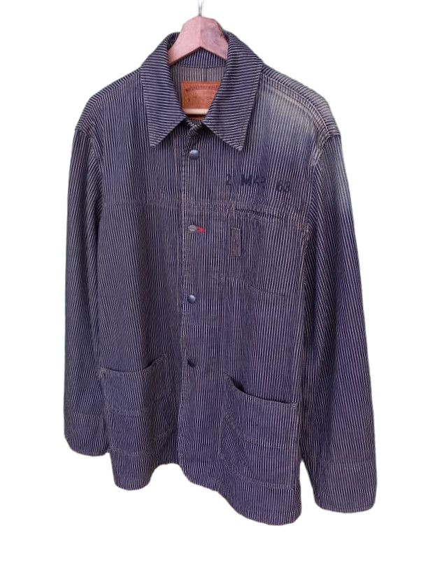 PPFM Vintage PPFM Hickory Stripes Worker Jacket Size US M / EU 48-50 / 2 - 5 Thumbnail
