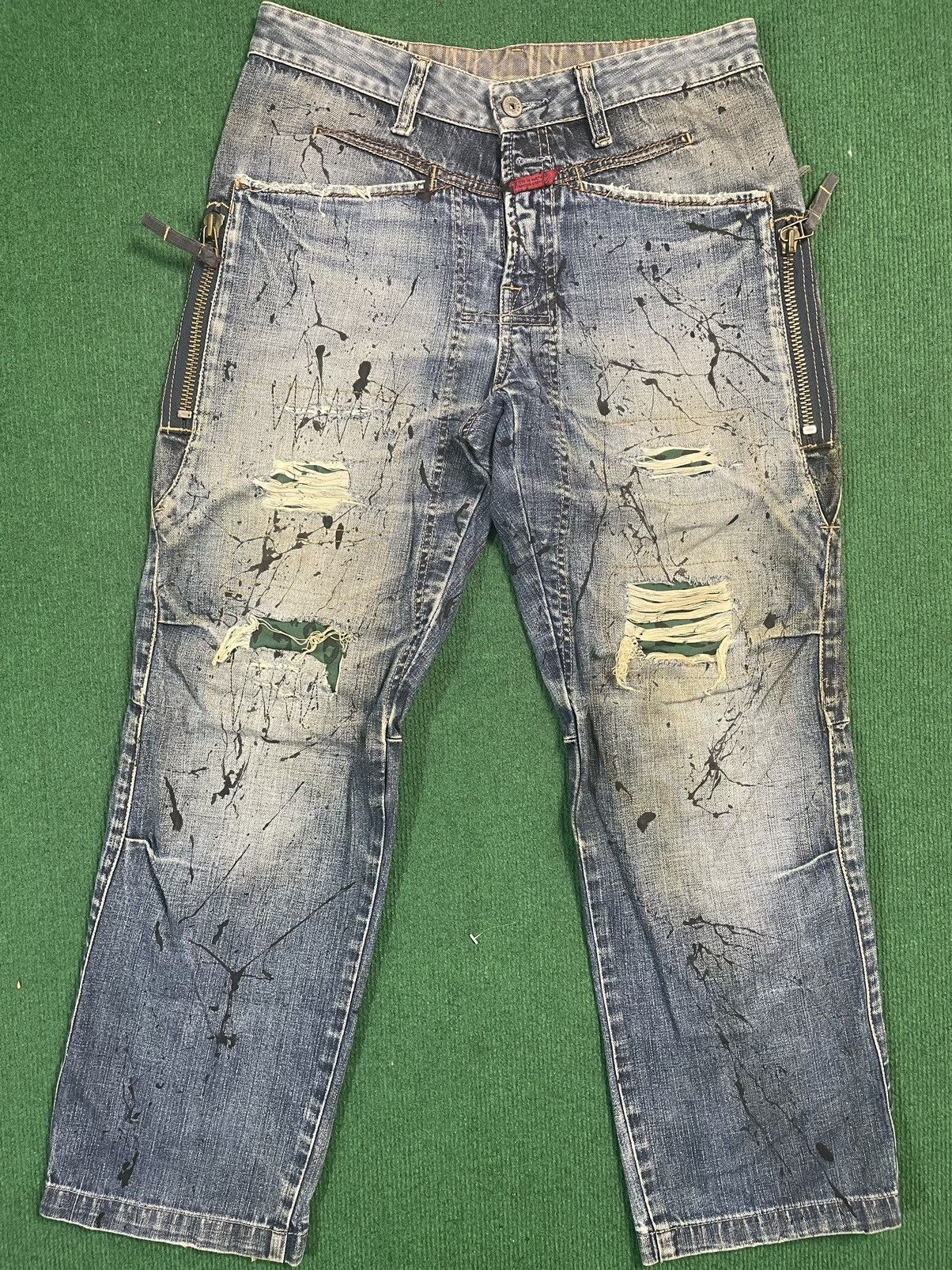 Marithe + Francois Girbaud Distressed Marithe Francois Girbaud Jeans very rare Size US 31 - 3 Thumbnail