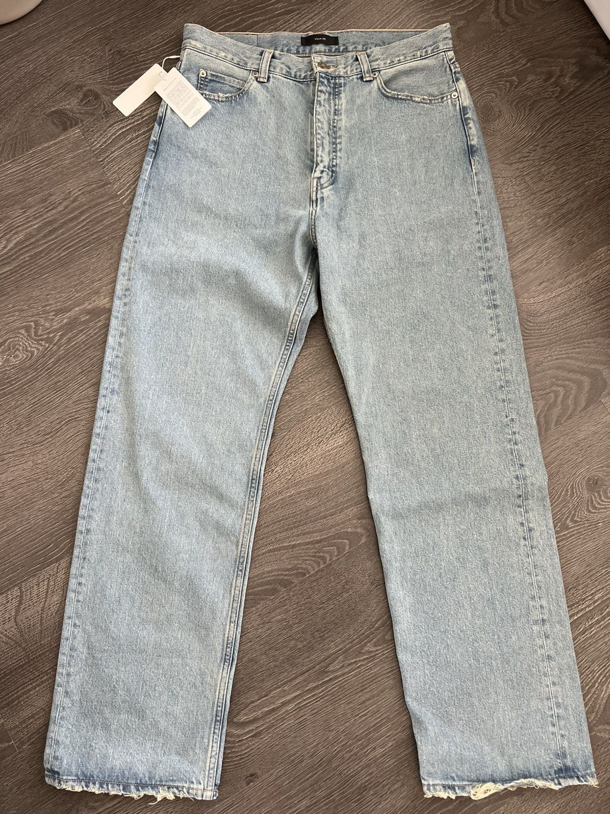 Vuja Dé MILES RELAXED-FIT JEANS M BLUE Vuja Dé MILES RELAXED-FIT JEANS M BLUE Mid Blue Straight Fit Jeans