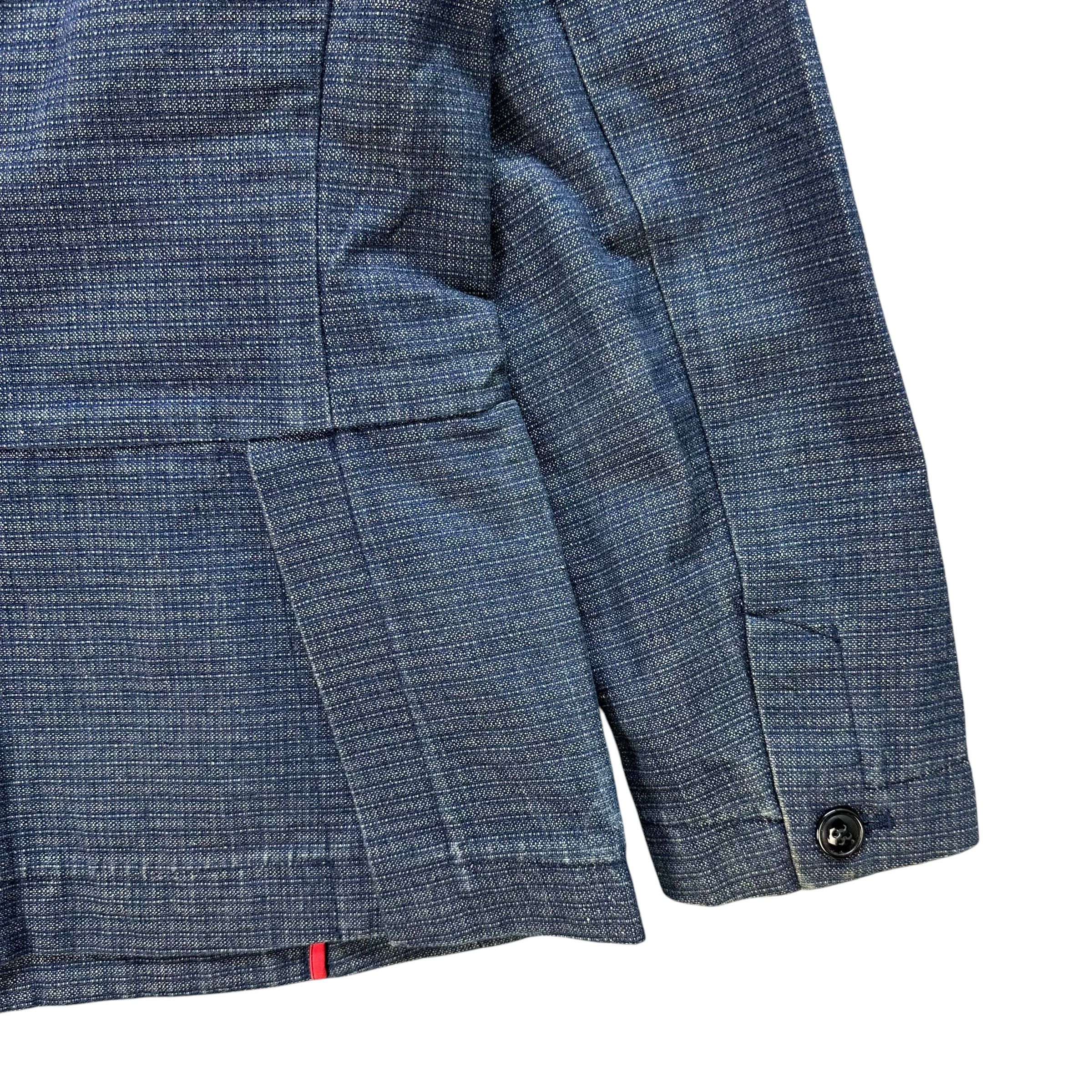 Blue Blue Japan BLUE BLUE JAPAN Arigato Pure Indigo Denim Jacket #A81-1951 Size M / US 6-8 / IT 42-44 - 14 Thumbnail