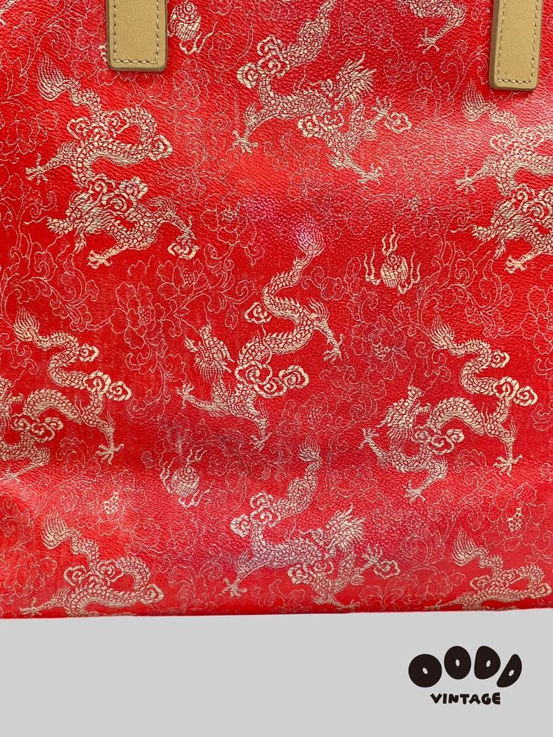 Vivienne Tam Vivienne Tam Dragon print leather tote bag Size ONE SIZE - 6 Thumbnail