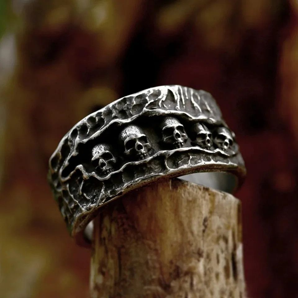Japanese Brand × Jewelry × Vintage Hip Hop Skeleton Ring Size ONE SIZE - 3 Thumbnail