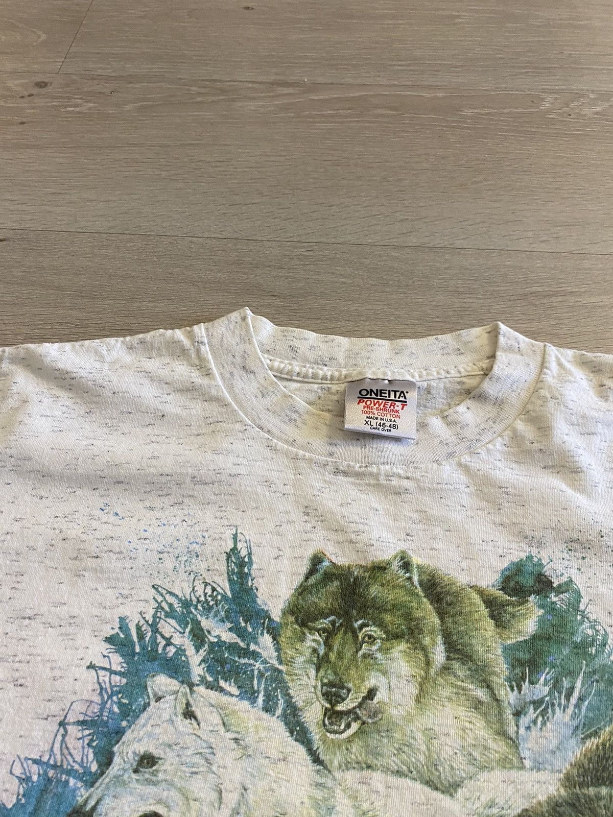 Vintage Vintage Wolf Single Stich Tee Size US XL / EU 56 / 4 - 5 Thumbnail