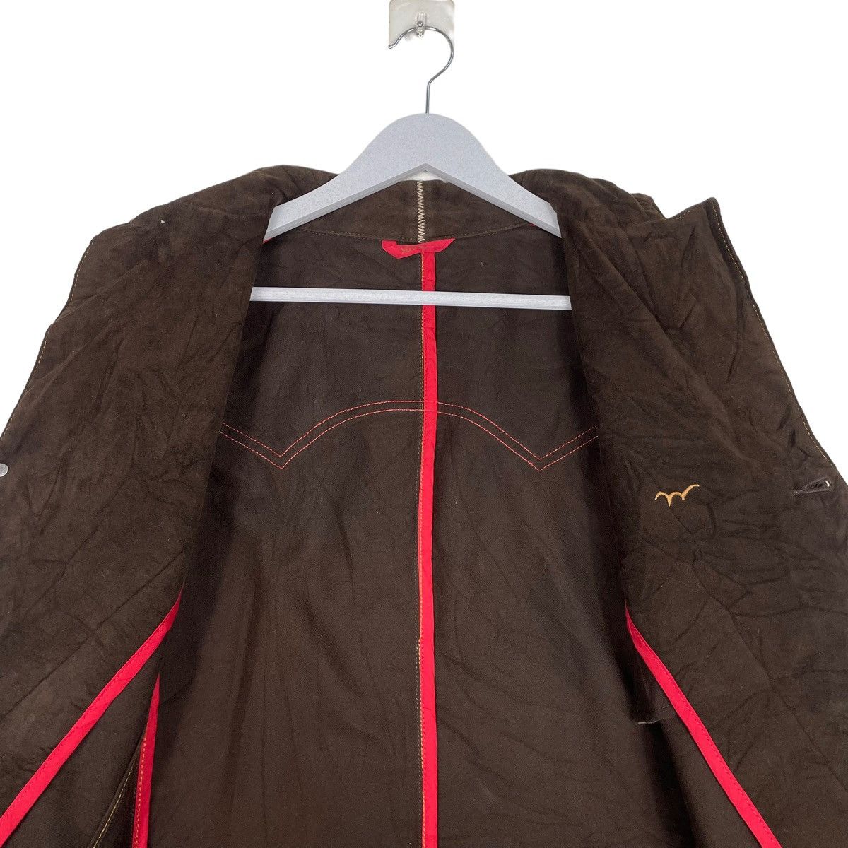 Edwin × Japanese Brand 💥EDWIN RICH BROWN CHORE BUTTON JACKET Size US L / EU 52-54 / 3 - 11 Thumbnail