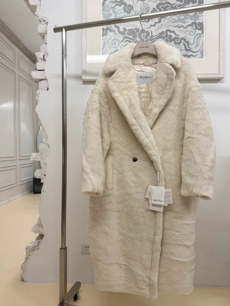 Max Mara Max Mara Teddy Bear Solid Wool Blend Duplex Coat Size M / US 6-8 / IT 42-44 - 1 Thumbnail