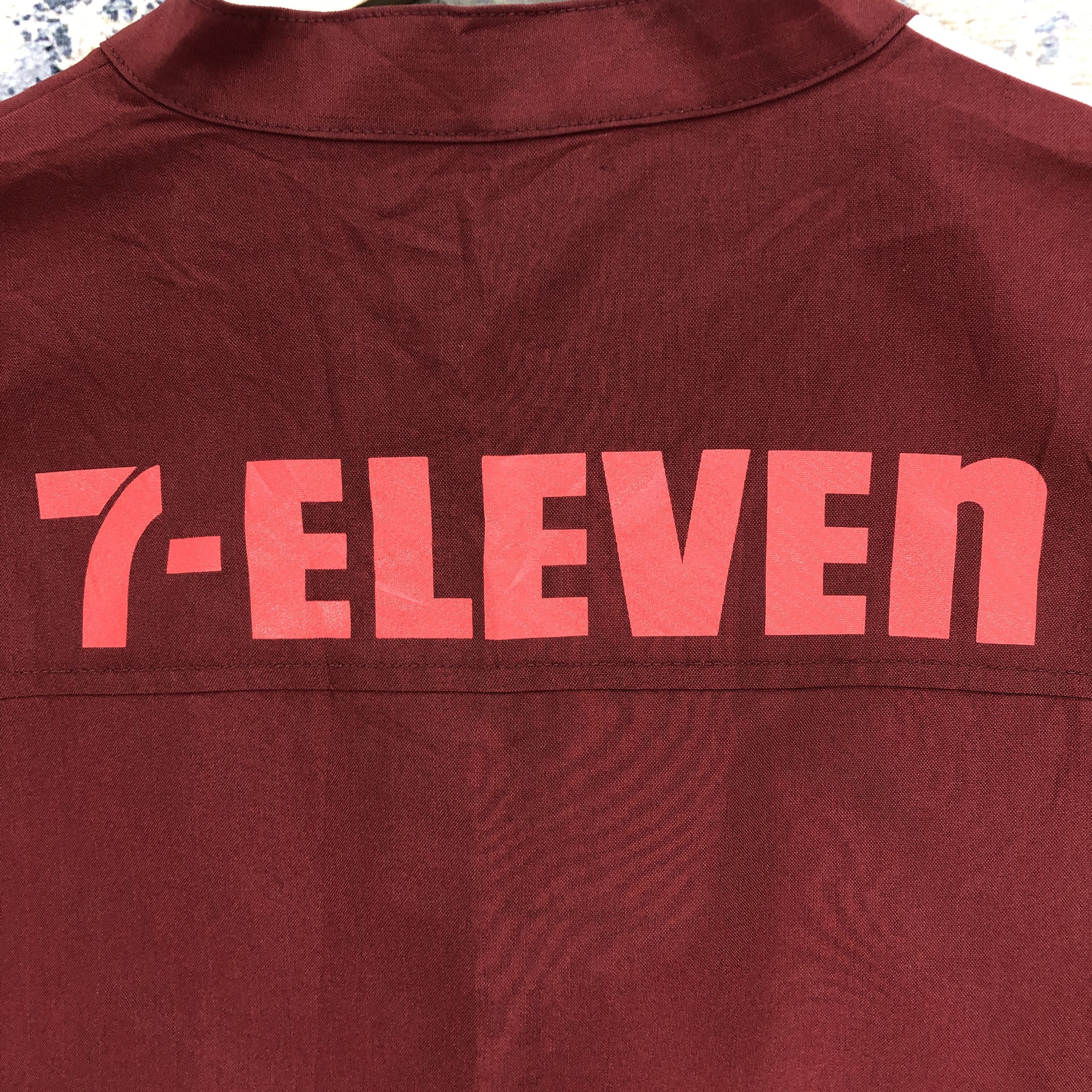 Japanese Brand × Vintage Vintage 90s 7 ELEVEN Shirt Zipper Uniform Workshirt Size US M / EU 48-50 / 2 - 6 Thumbnail