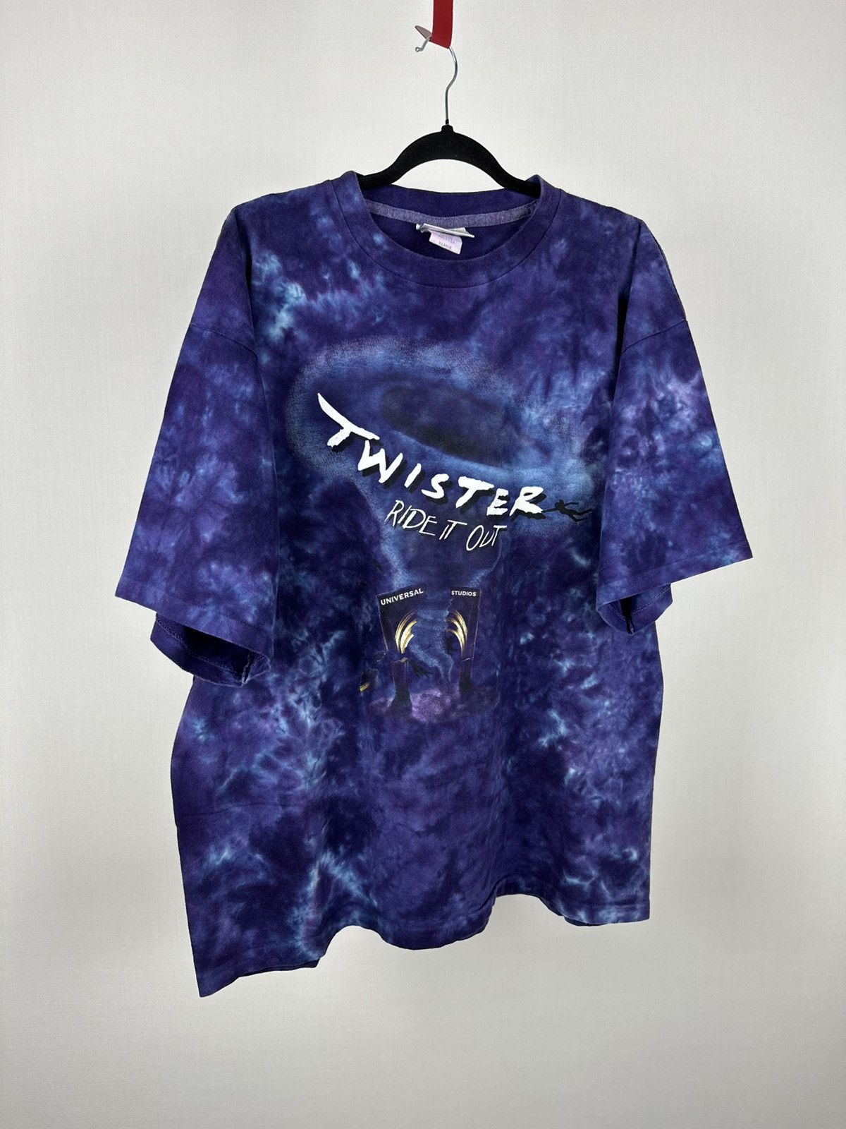 Universal Studios 1996 Twister Ride It Out Universal Studios Purple Tie Dye Size US XL / EU 56 / 4 - 3 Thumbnail