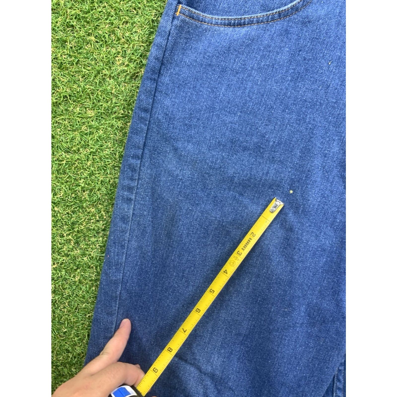 Levi's VINTAGE Levi's Jeans 40x30 Levi's 977 5-Pocket Denim Blue Regular Straight Mens 90s 977 Model Jeans Size US 40 / EU 56 - 3 Thumbnail