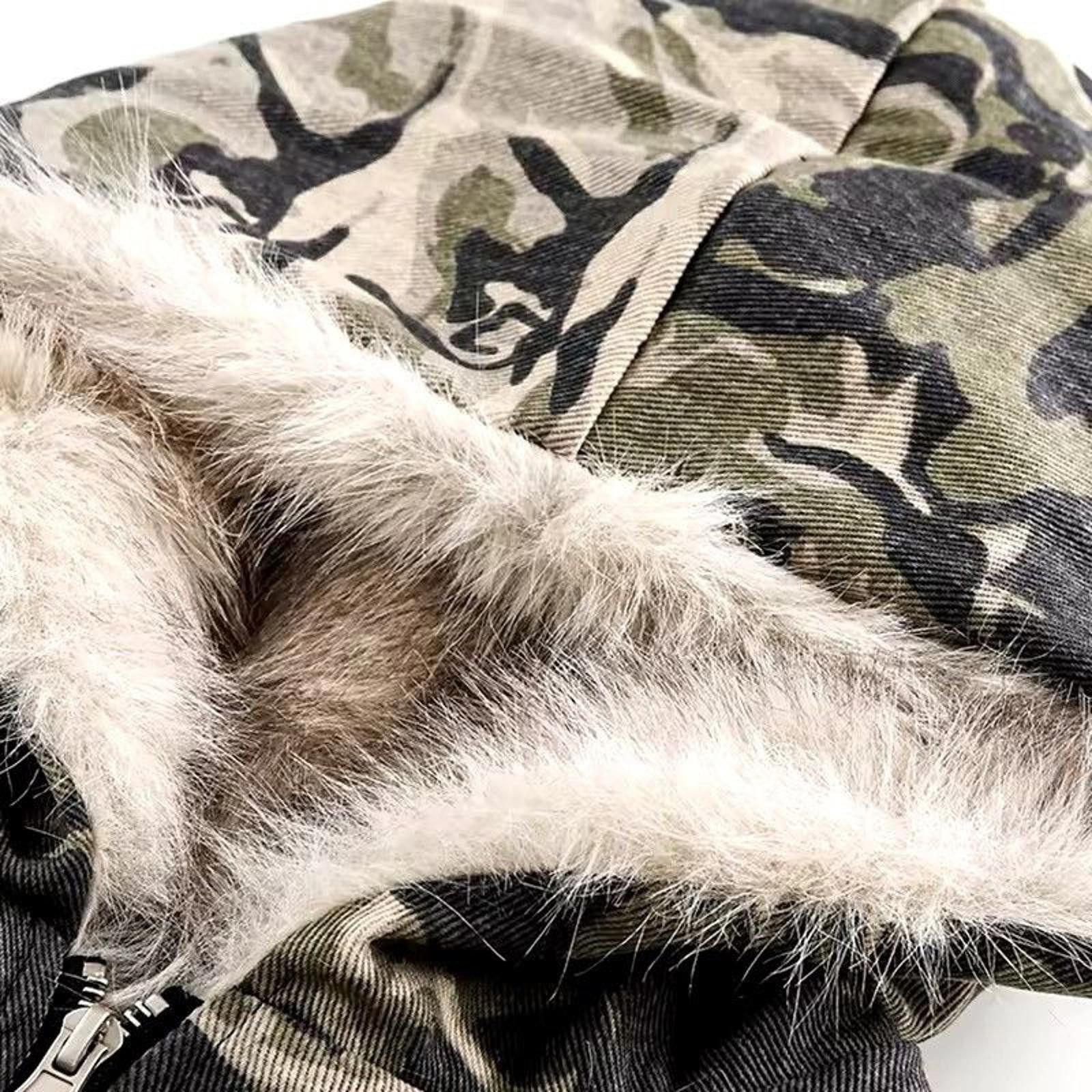 Japanese Brand Camo Zip-Up Hoodie with Faux Fur Lining Size US M / EU 48-50 / 2 - 4 Thumbnail