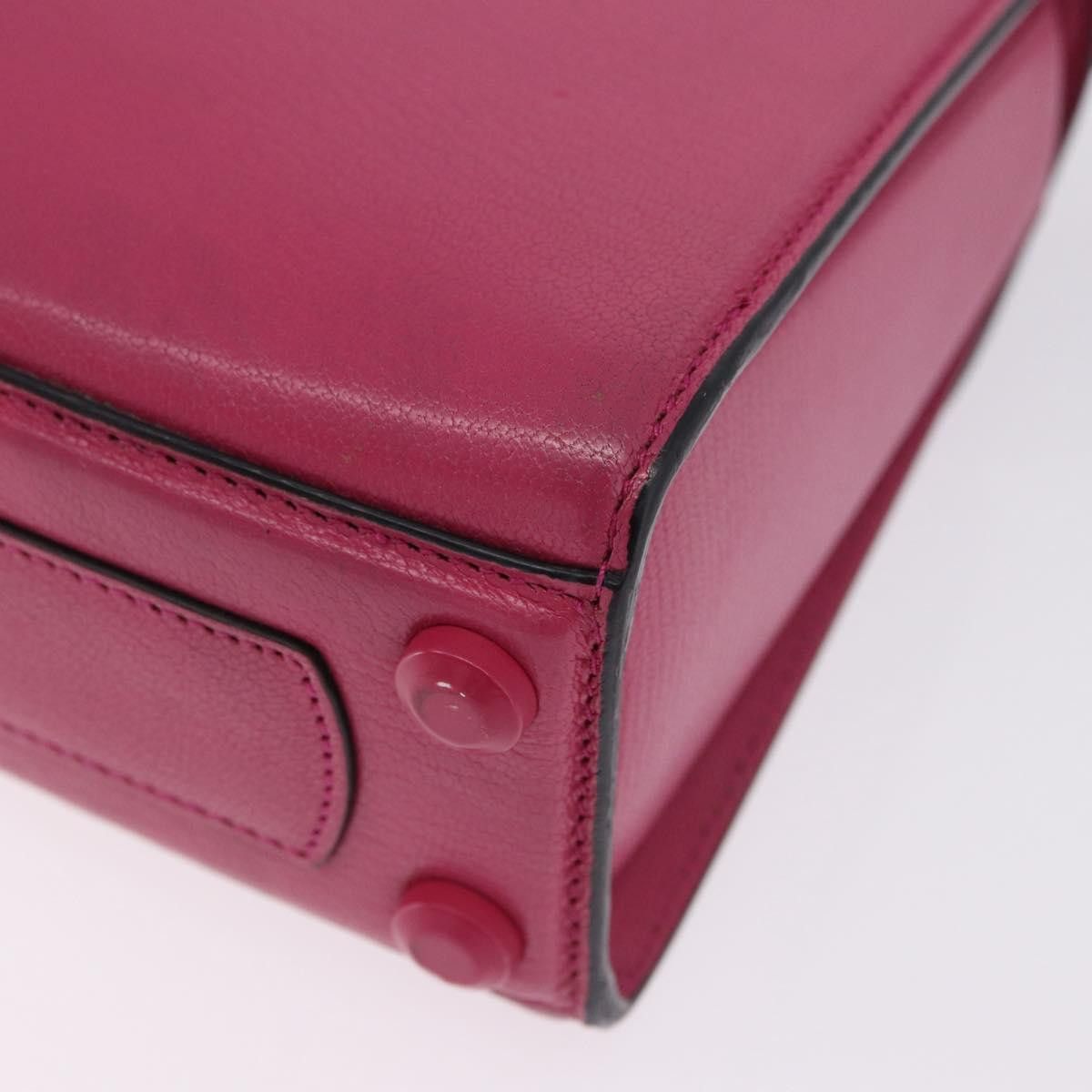 Salvatore Ferragamo Salvatore Ferragamo Gancini Hand Bag Leather 2way Pink Size ONE SIZE - 9 Thumbnail