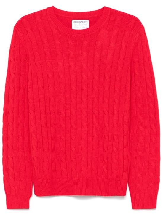 MC2 Saint Barth MC2 SAINT BARTH Women Sweater SORBONNE 00864G41RED Red Size L / US 10 / IT 46 - 1 Thumbnail