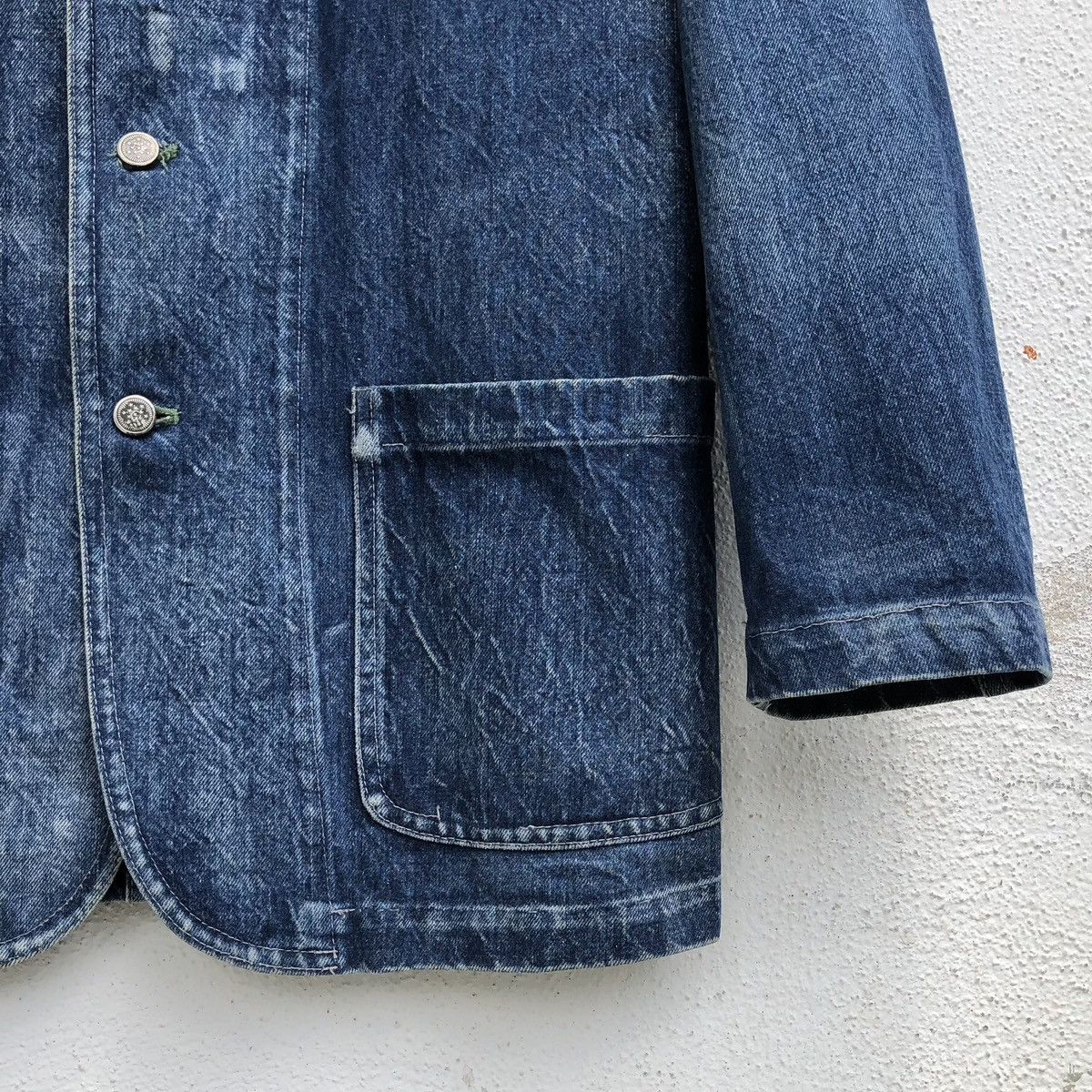 Y's for Men Vintage 80s Y’s For Mens Denim Chore Jacket Size US M / EU 48-50 / 2 - 11 Thumbnail