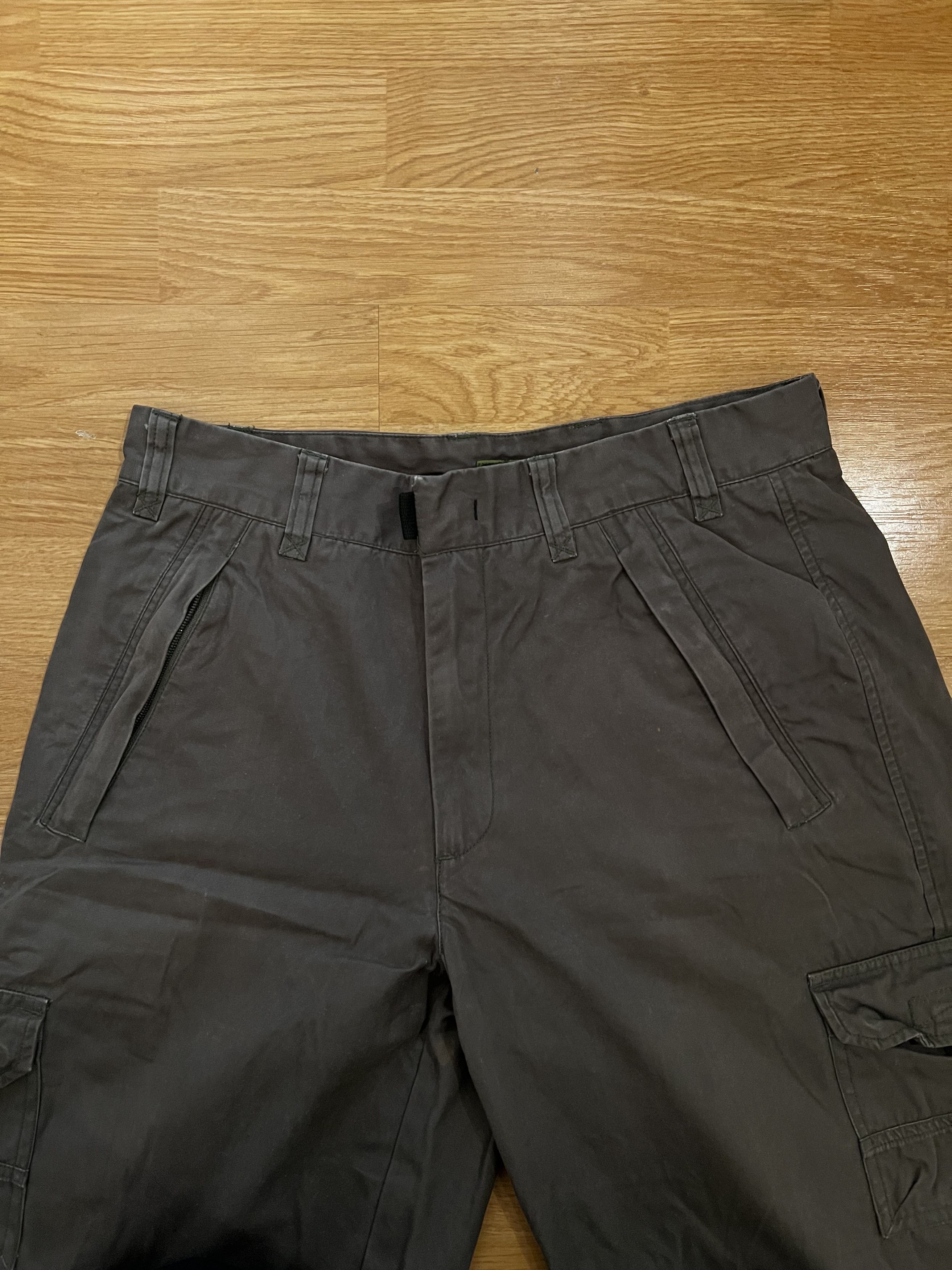 Vintage Vintage Cargo Pants Hunter Green Size US 31 - 6 Thumbnail