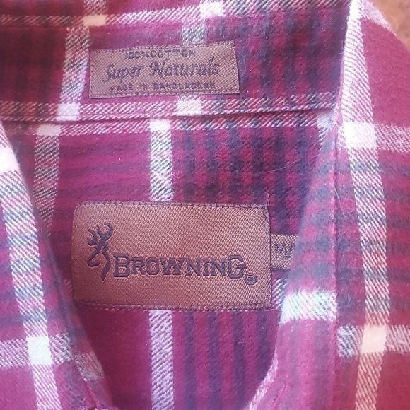 Vintage Browning Super Naturals Long Slv Plaid Casual Button Down Sz Size US M / EU 48-50 / 2 - 10 Thumbnail