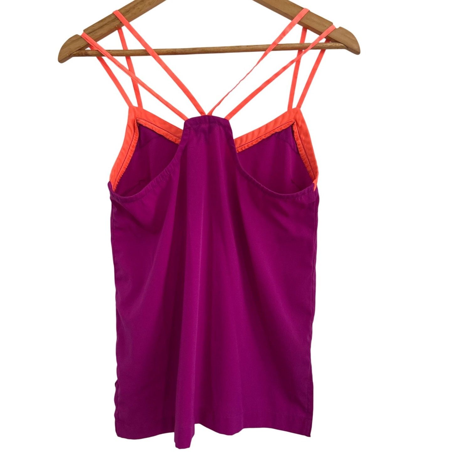Hurley Hurley Strappy Tank Top Racer Back Small Purple Neon Orange Size S / US 4 / IT 40 - 4 Thumbnail
