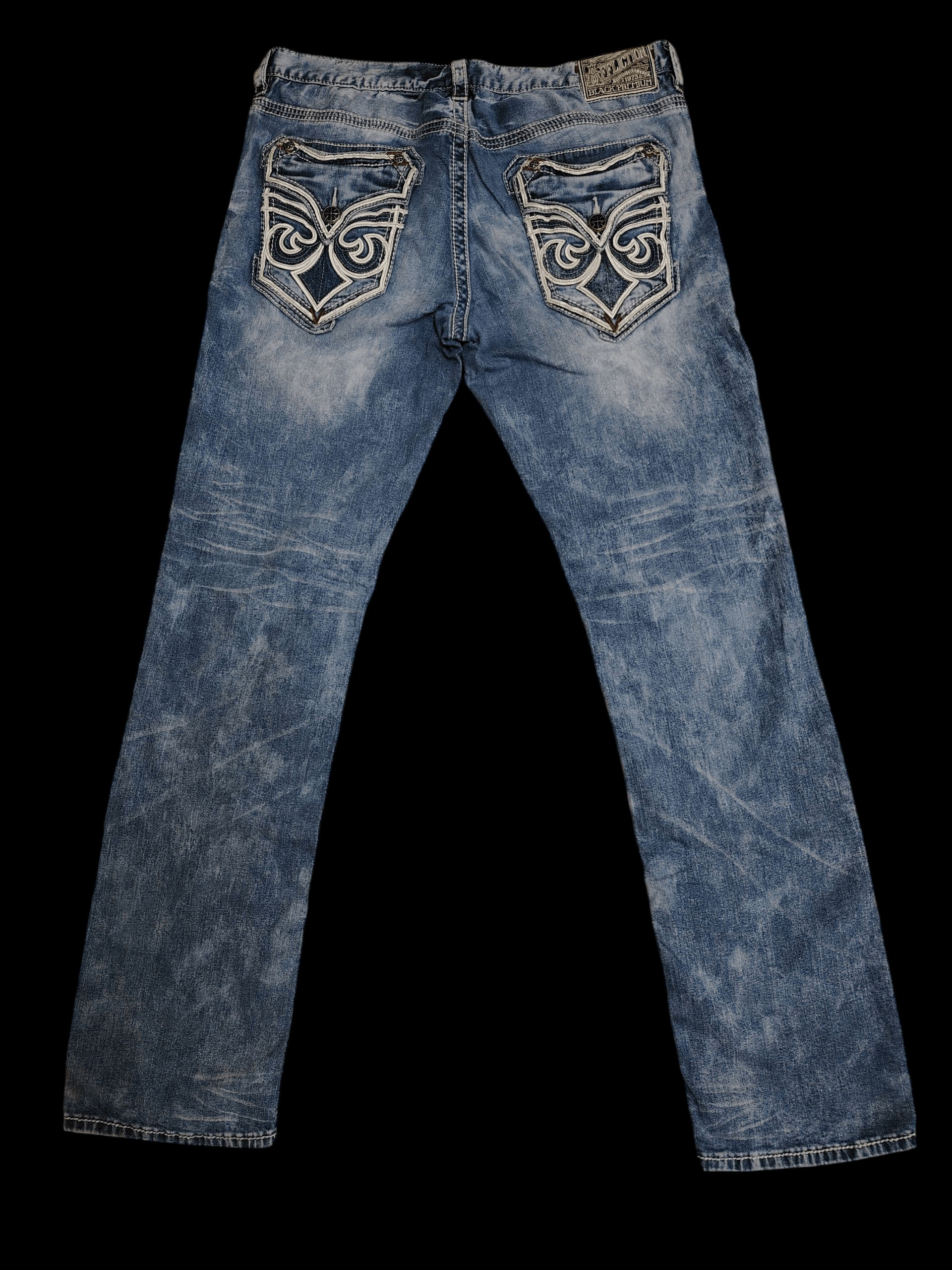 VINTAGE BLACK PREMIUM AFFLICTION ACE JEANS