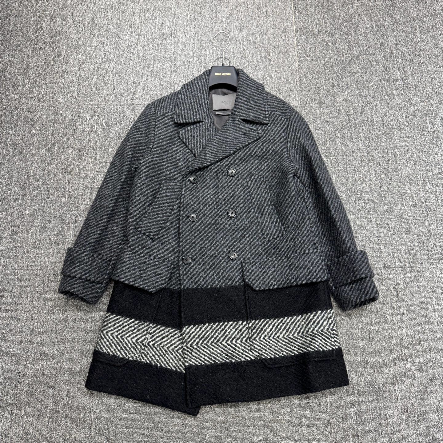 Bally 1851 BALLY Color Blocked Wool Coat 46 Size US S / EU 44-46 / 1 - 1 Thumbnail