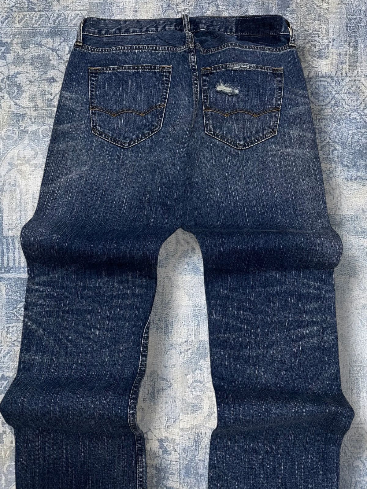 Japanese Brand Rare Designer American Eagle Outfiters Patchwork Distressed Size US 31 - 11 Thumbnail