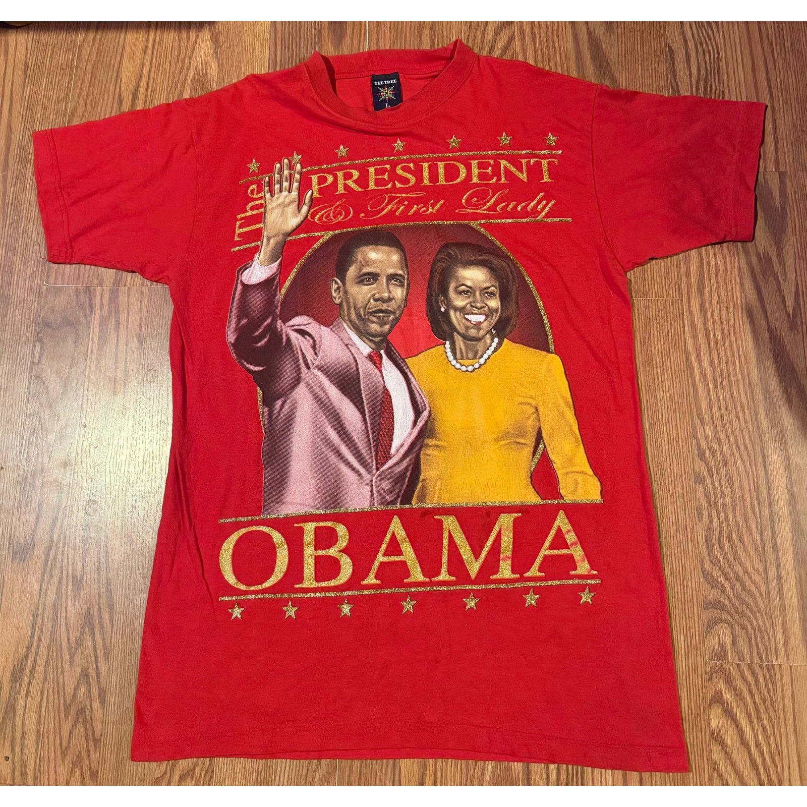 Other 2008 Obama Era Commemorative Graphic Tee – Red – Size L Size US L / EU 52-54 / 3 - 1 Thumbnail