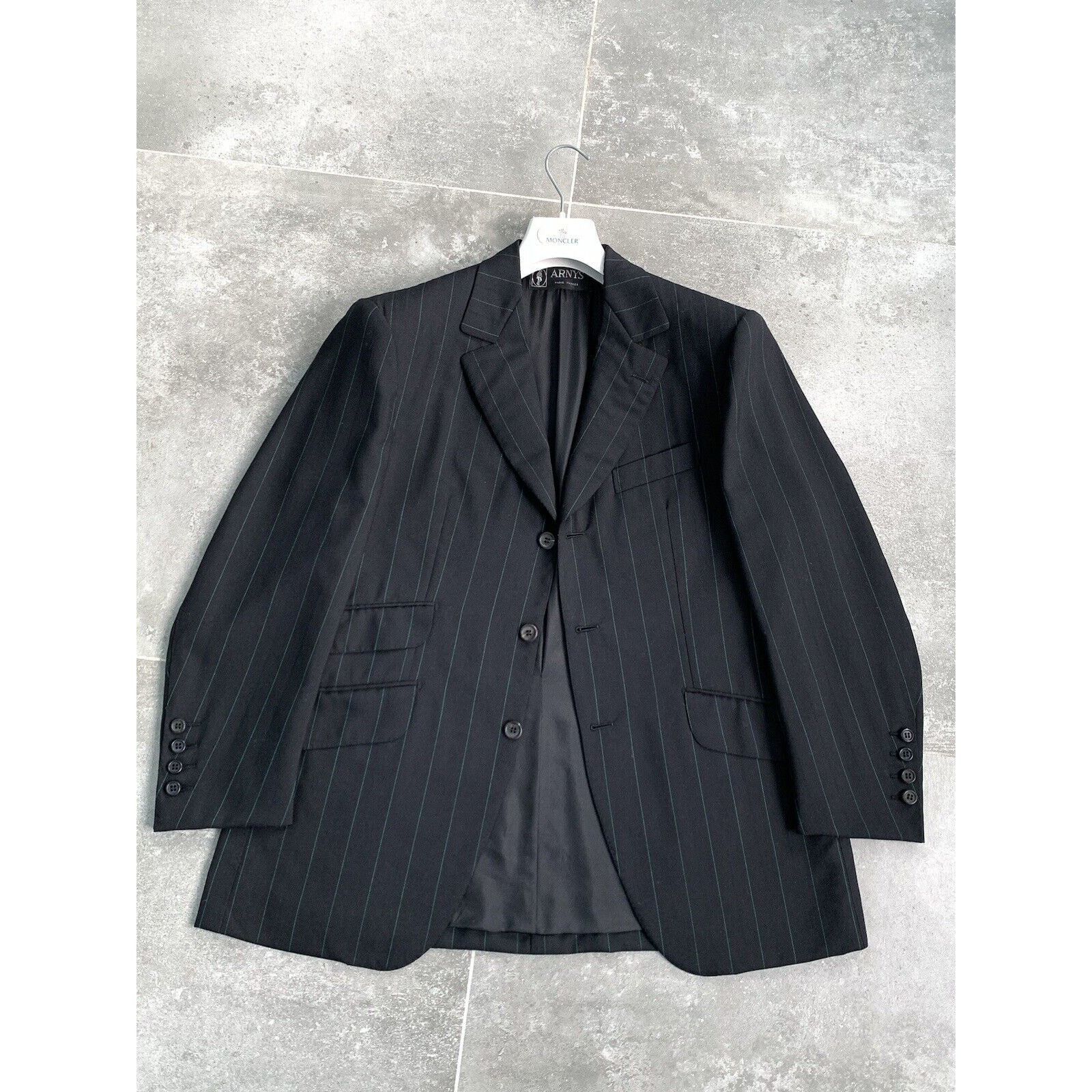 Designer ARNYS PARIS Bespoke Suit Blazer Trousers EU 50 UK 40 Short Size 50S - 9 Thumbnail