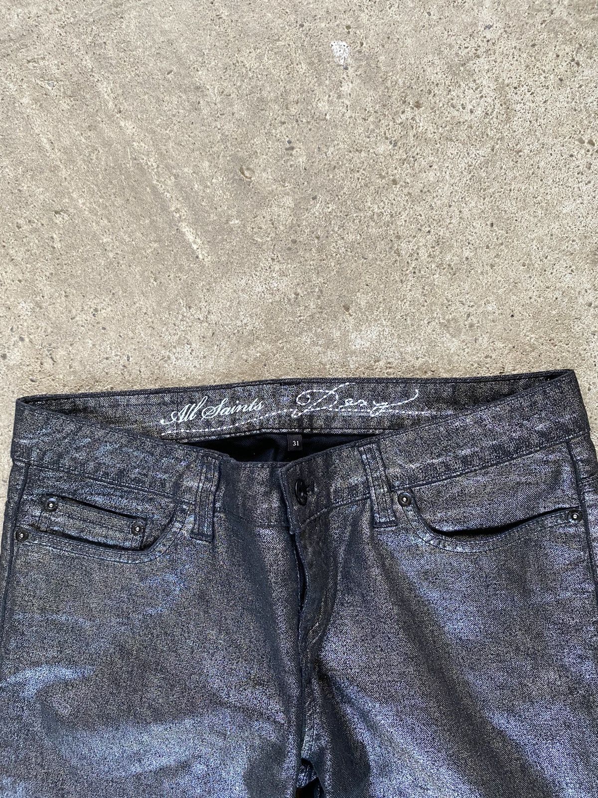 Allsaints AllSaints Hedi Slimane boy Skiny Pants Number Nine style Size US 31 - 7 Thumbnail