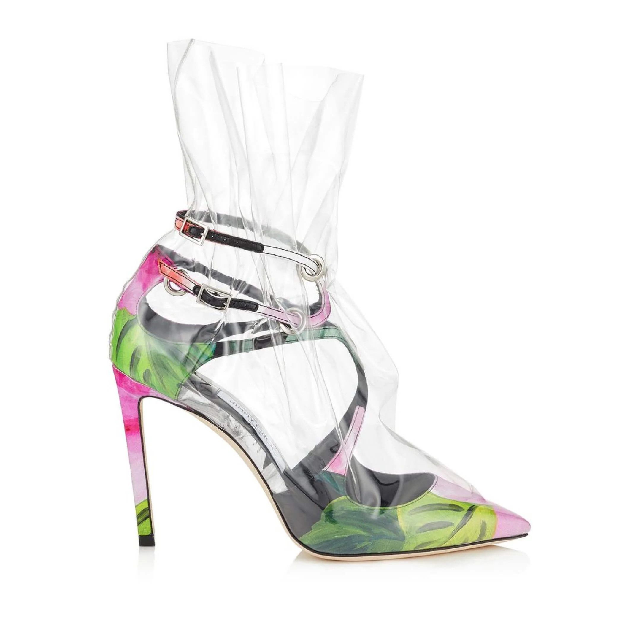 image of Off White O1Mle0524 Claire Floral Pump In Multicolor Shoes, Women's (Size 9)