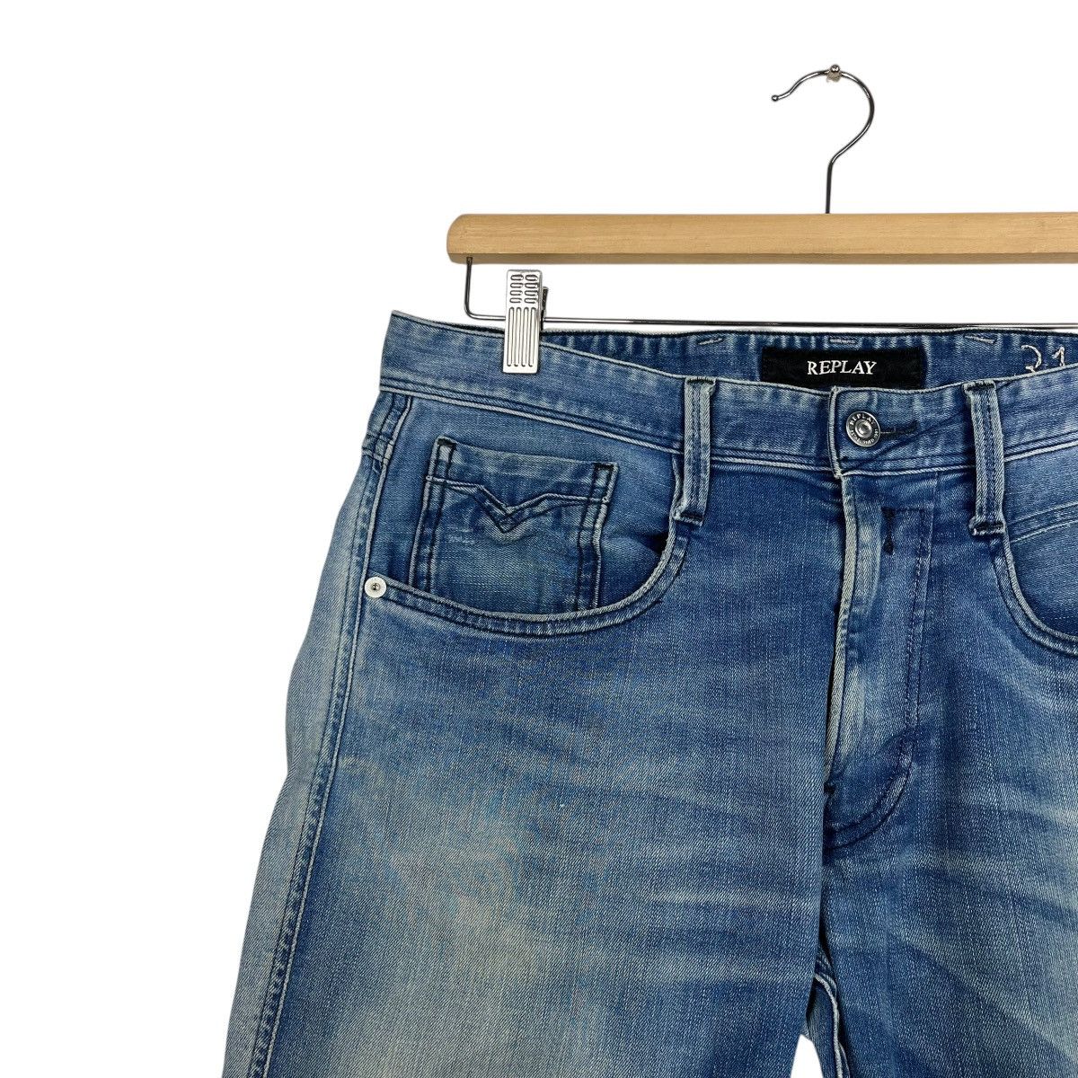 Replay Vintage Replay Distressed Denim Jeans Size US 32 / EU 48 - 6 Thumbnail