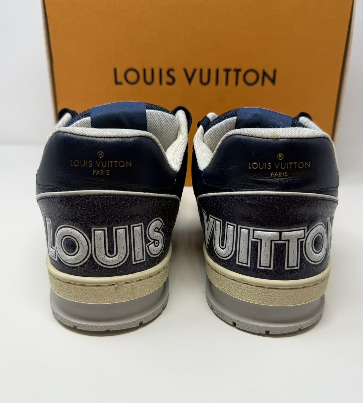 Louis Vuitton Louis Vuitton Trainer NYC Exclusive Navy Mesh Size US 10 / EU 43 - 5 Thumbnail
