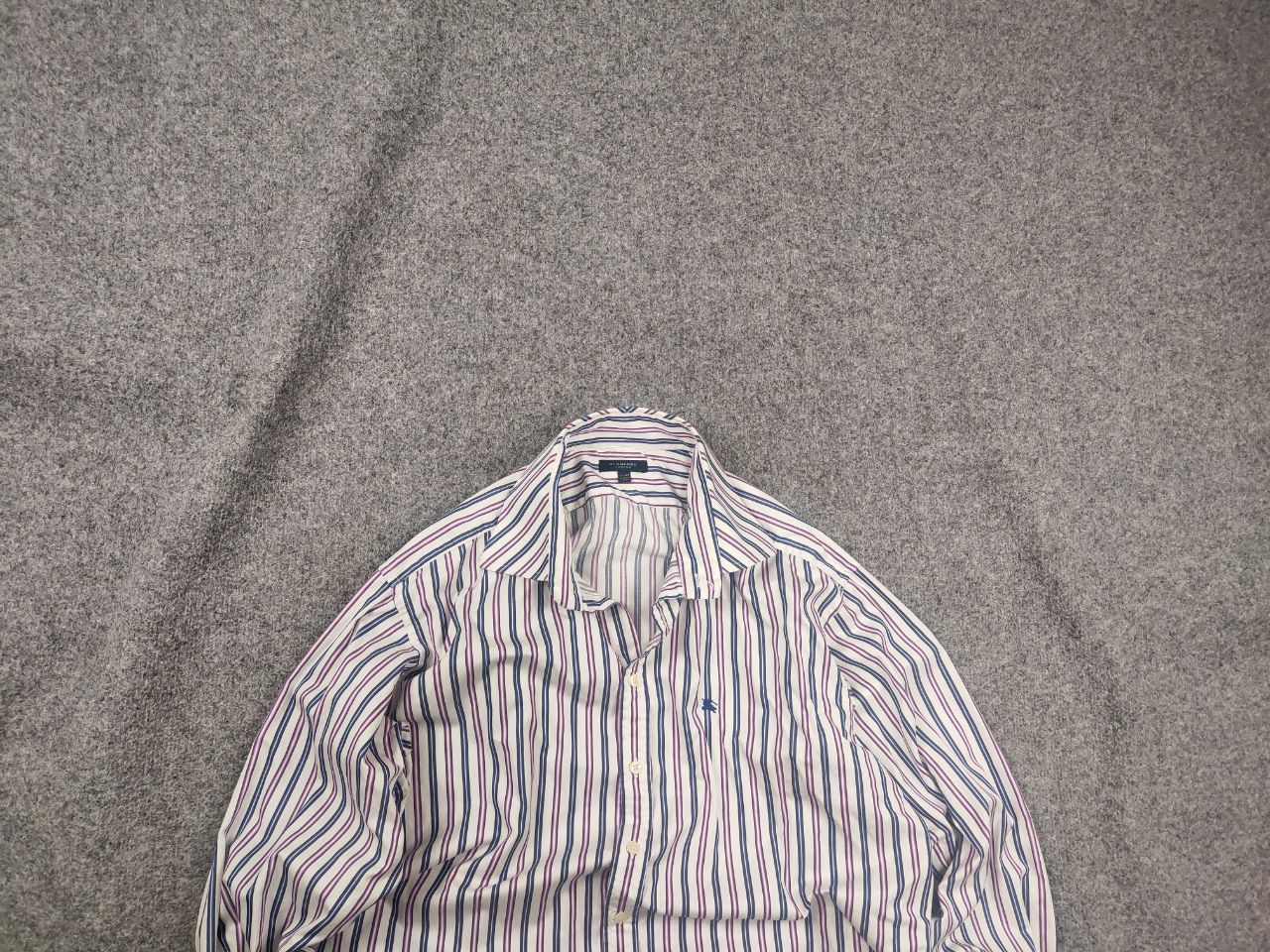 Burberry Vintage Burberry London loose shirt thin stripes cufflinks Size US XL / EU 56 / 4 - 1 Thumbnail