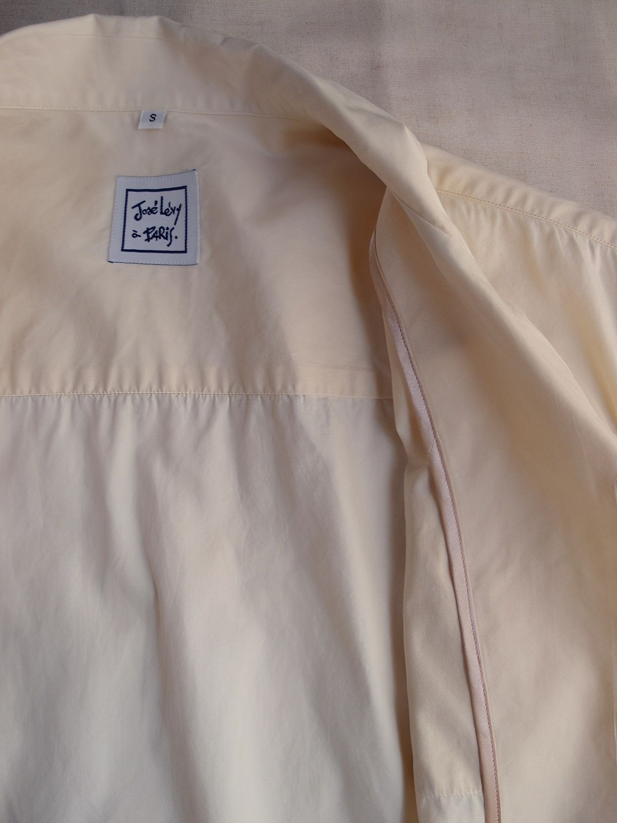 Other José Lévy à Paris 90s Open Collar Shirt Made in France Size US S / EU 44-46 / 1 - 5 Thumbnail