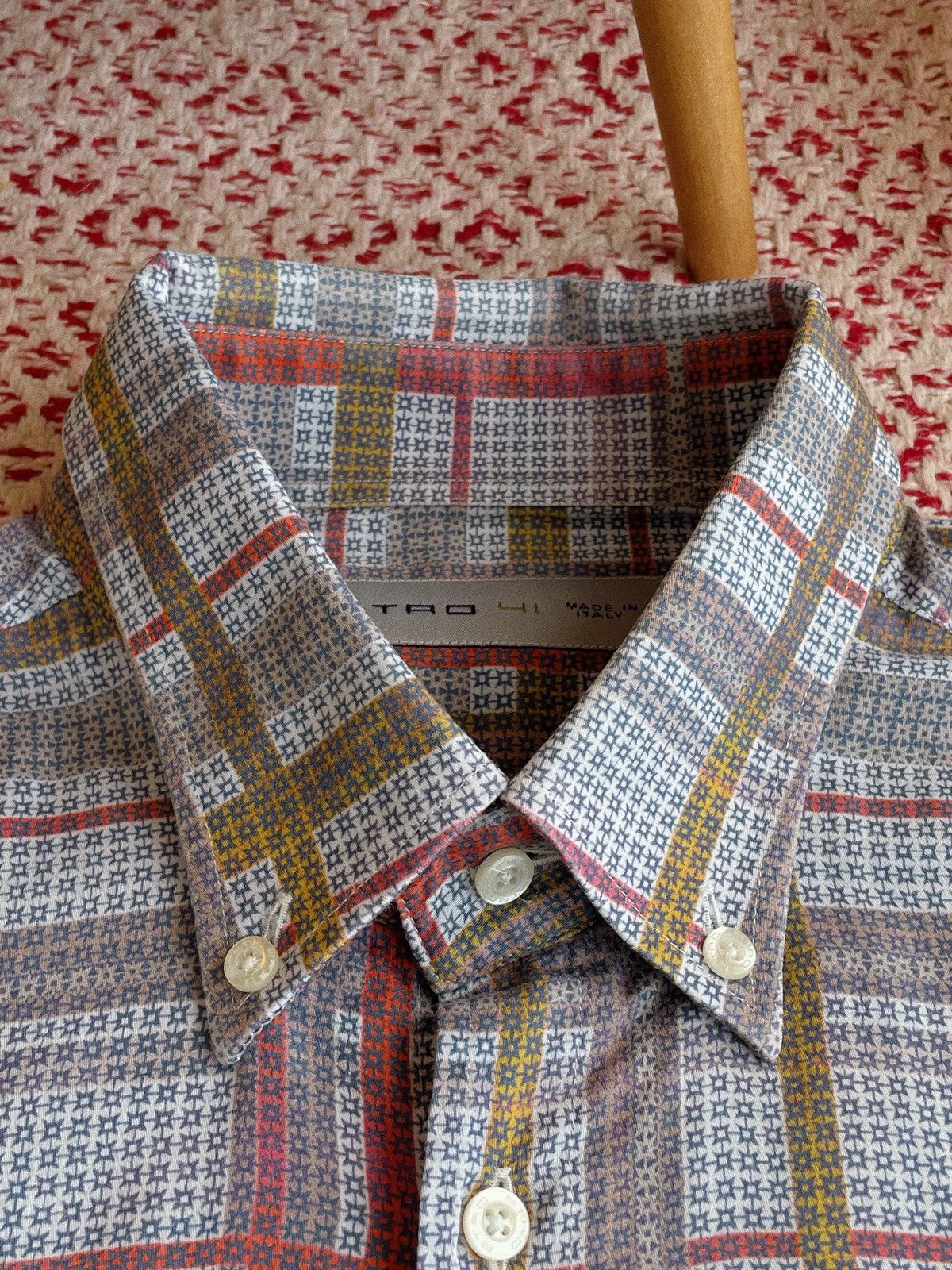 Etro Etro Milano Multicolor Check Shirt Size US M / EU 48-50 / 2 - 7 Thumbnail
