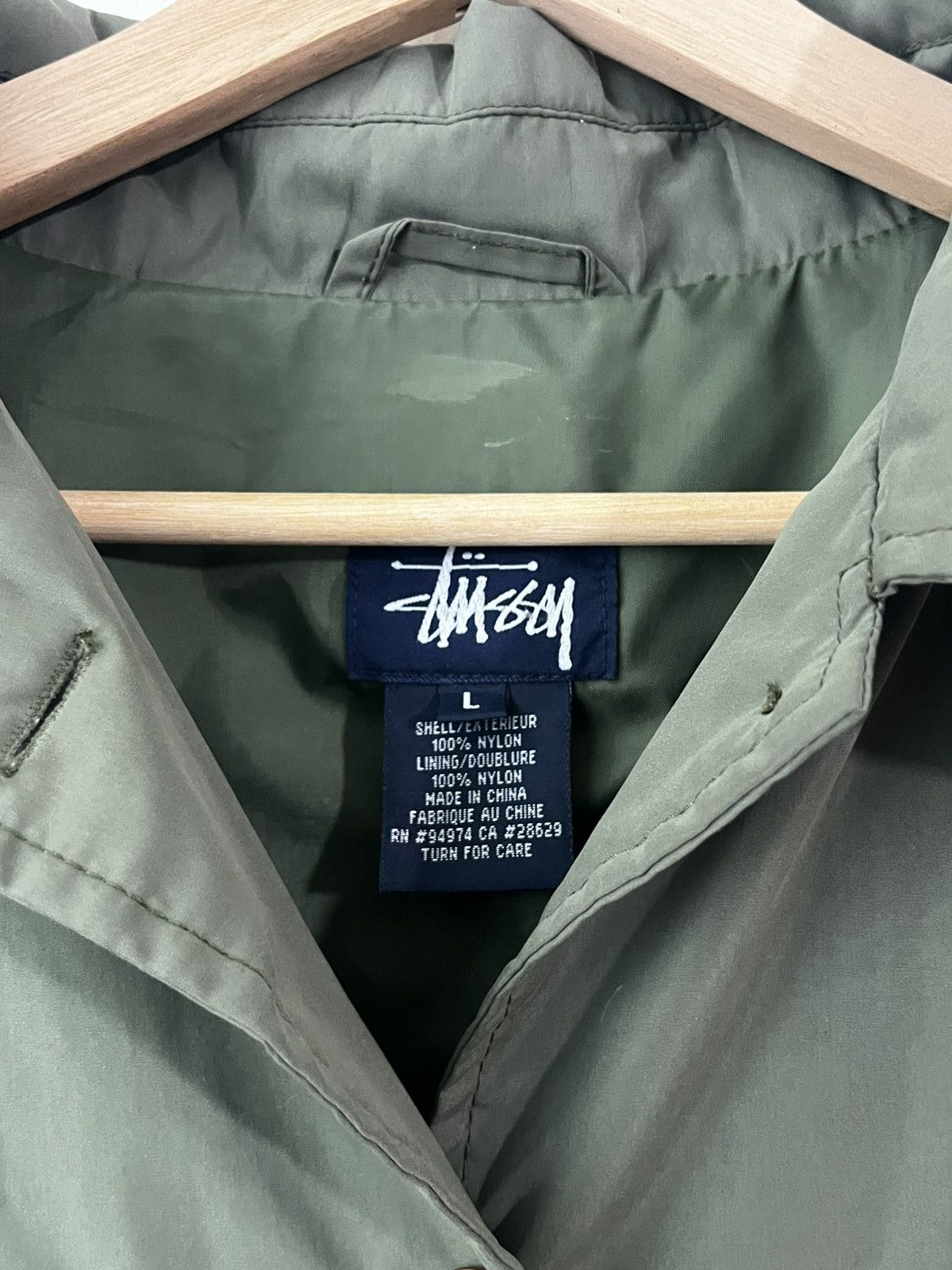 Stussy Vintage Stussy Button Down Jacket Size L Size US L / EU 52-54 / 3 - 5 Thumbnail