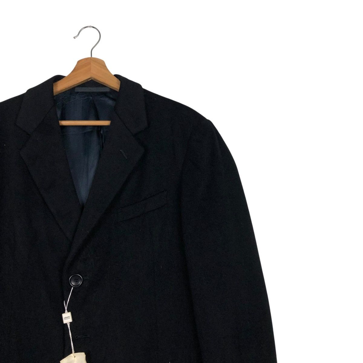 Armani Collezioni 🔥VINTAGE WOOL LONG JACKET ARMANI COLLEZIONI MADE IN ITALY Size US M / EU 48-50 / 2 - 9 Thumbnail