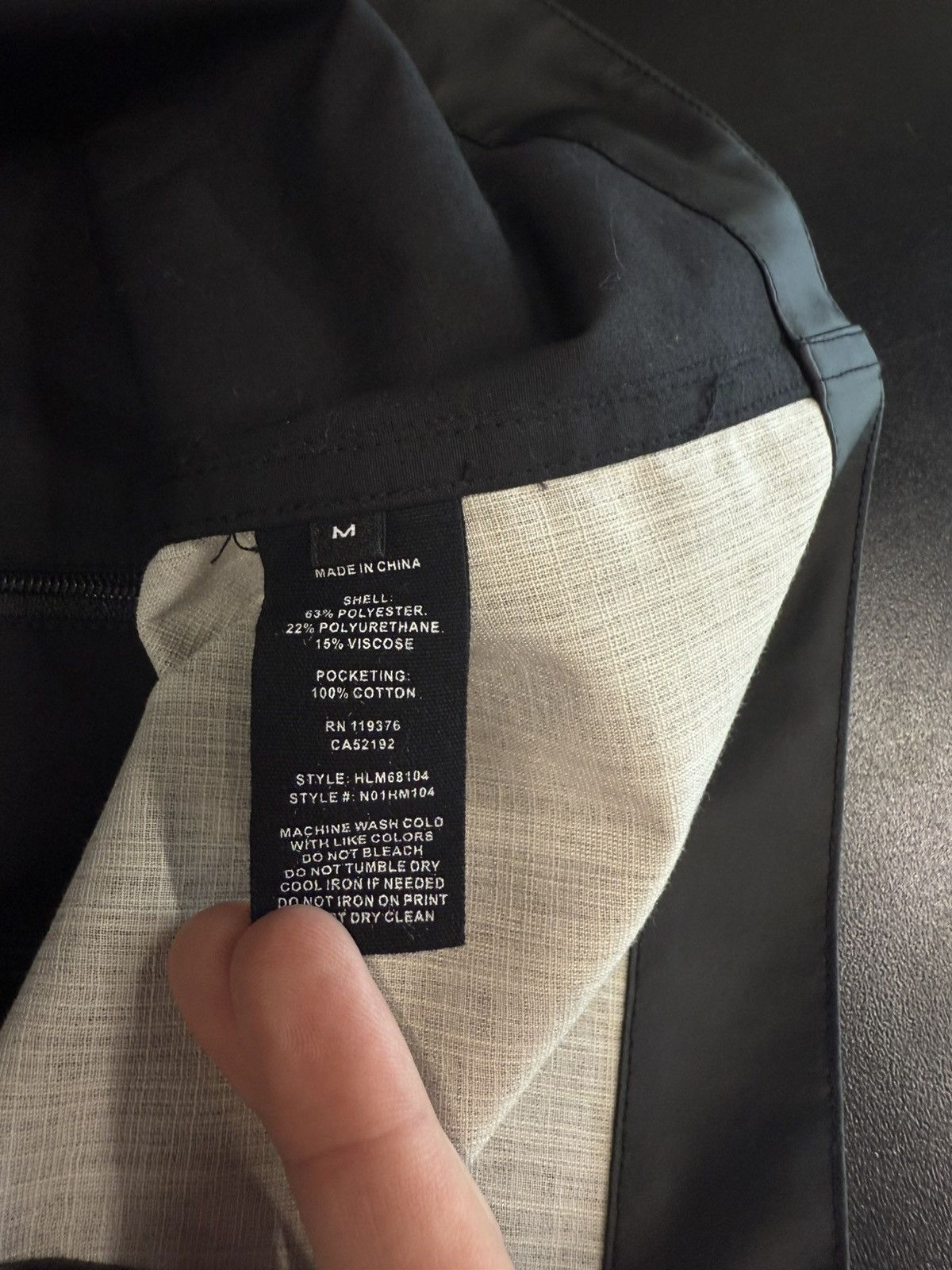 Helmut Lang Helmut Lang Men’s Back Logo Stadium Jacket Black Size US M / EU 48-50 / 2 - 4 Thumbnail