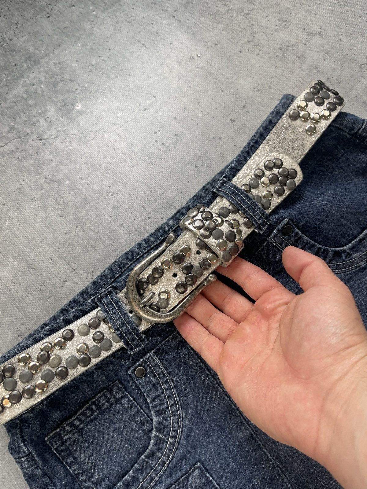 Other Crazy Vintage Spiked Y2K Belt Size ONE SIZE - 6 Thumbnail