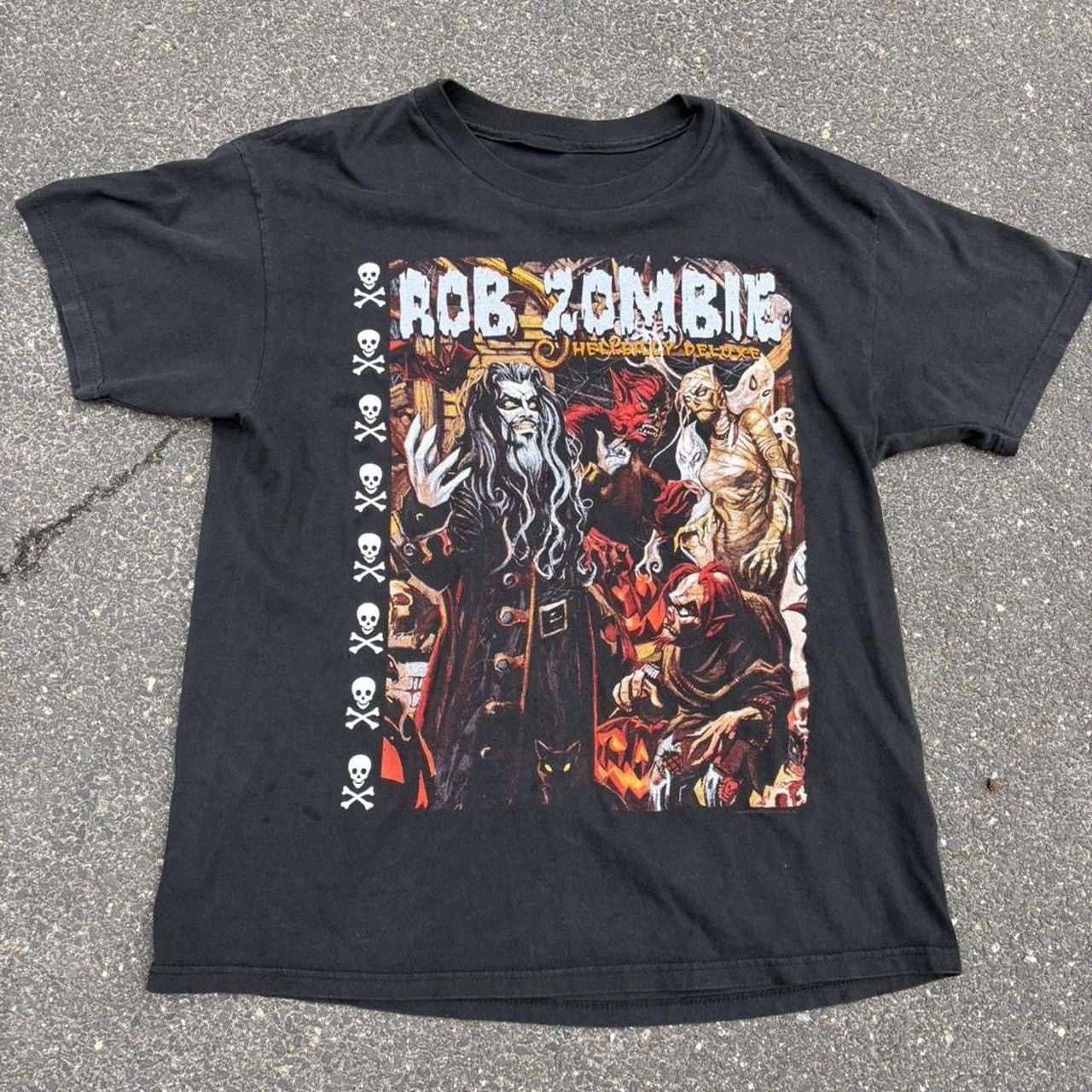Anvil Vintage Rob Zombie Hellbilly Pentagram 1998 promo Size US L / EU 52-54 / 3 - 2 Thumbnail