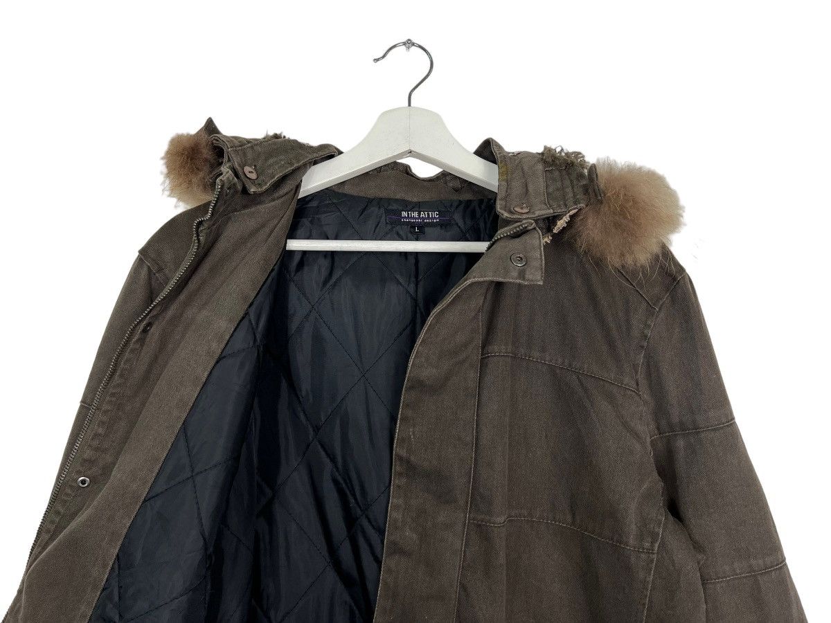 Hysteric Glamour 🔥 IN THE ATTIC FAUX FUR HOODIES UTILITY CARGO JACKET Size US M / EU 48-50 / 2 - 11 Thumbnail