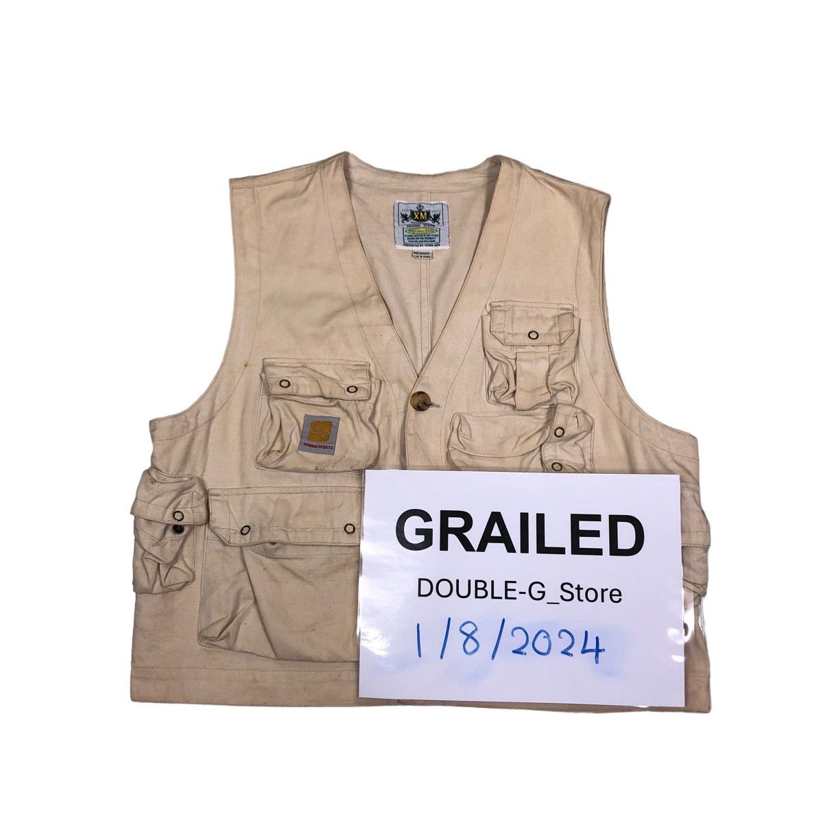 Japanese Brand × Vintage 📌VINTAGE VEST UTILITY MULTI POCKET WORK XENON SPORT Size US M / EU 48-50 / 2 - 1 Thumbnail