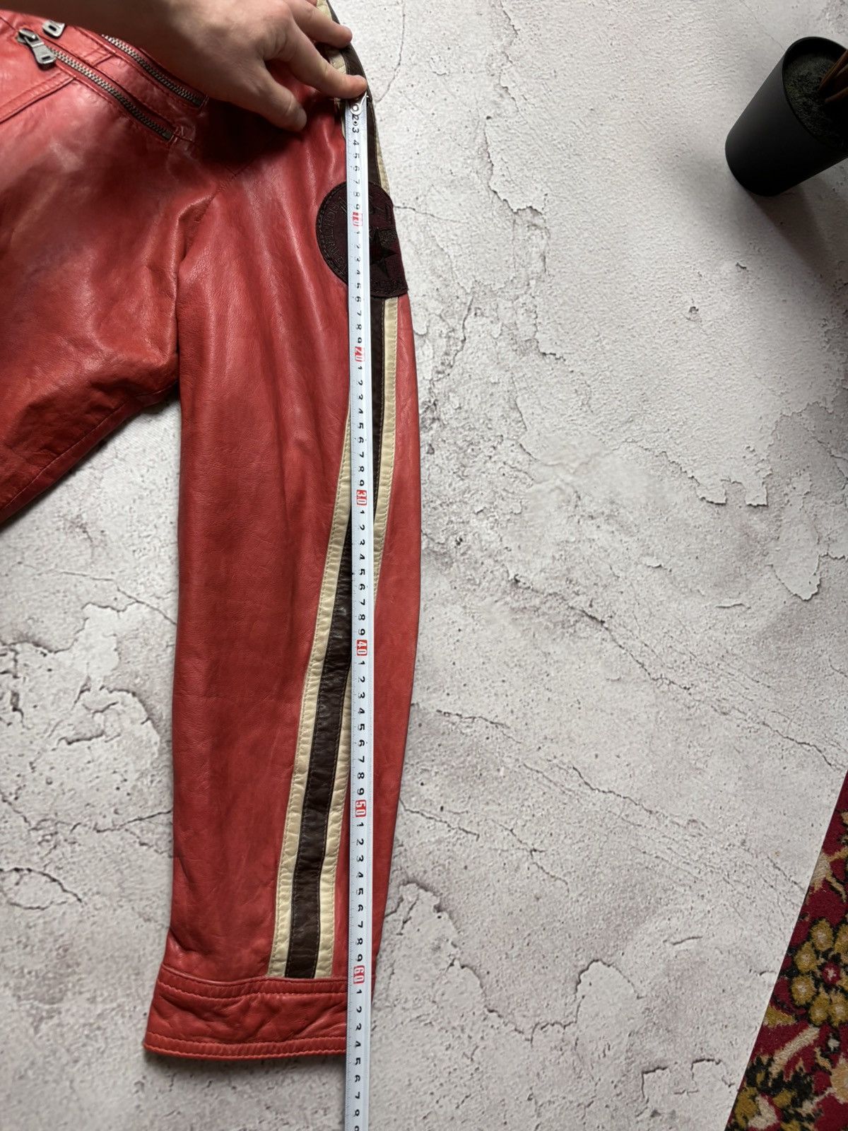 Genuine Leather MILESTONE real Leather jacket in lamb Nappa eu 52 us L Size US L / EU 52-54 / 3 - 3 Thumbnail