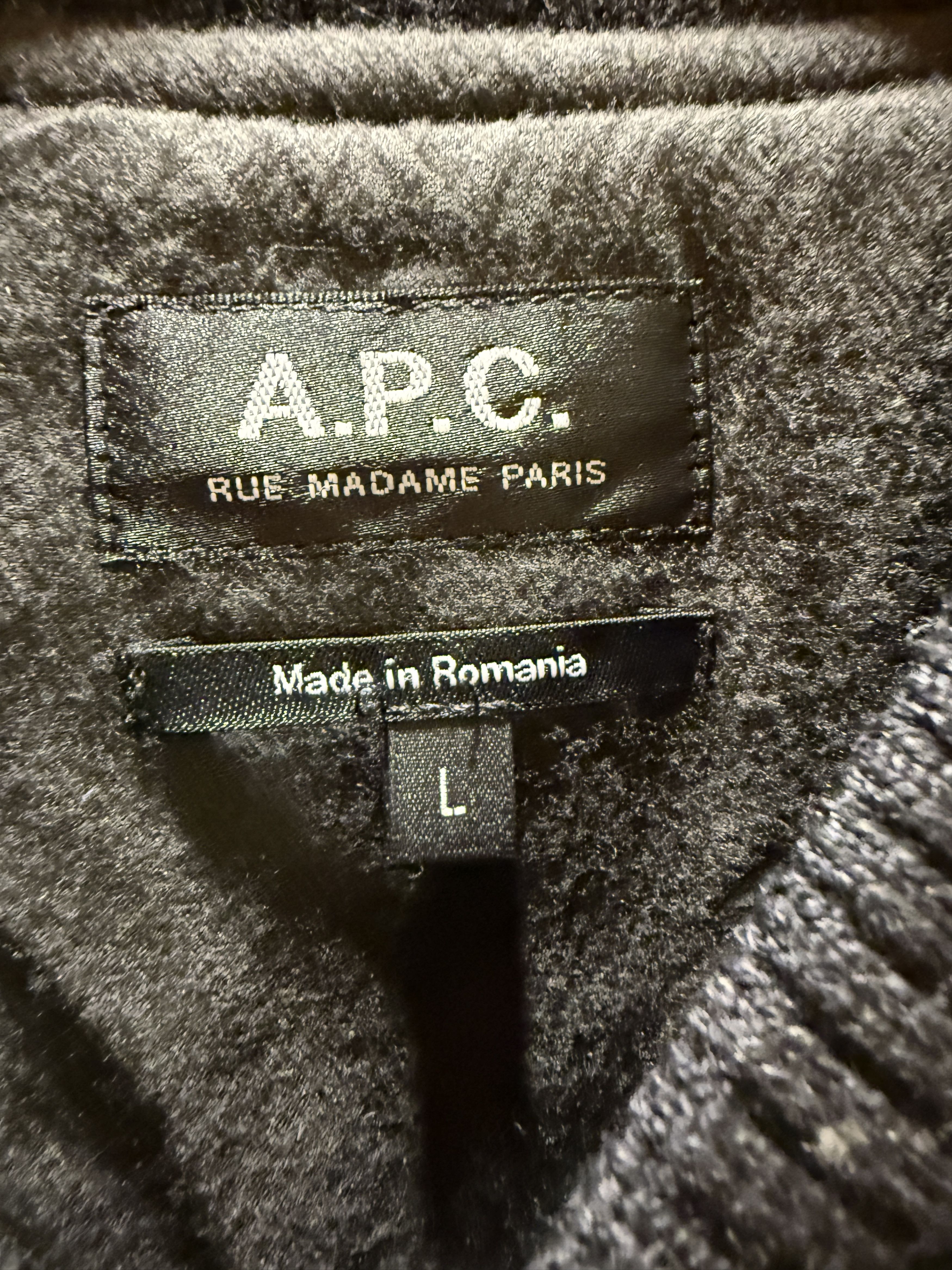 A.P.C. A.P.C Bomber Jacket Black Size Large Size US L / EU 52-54 / 3 - 4 Thumbnail